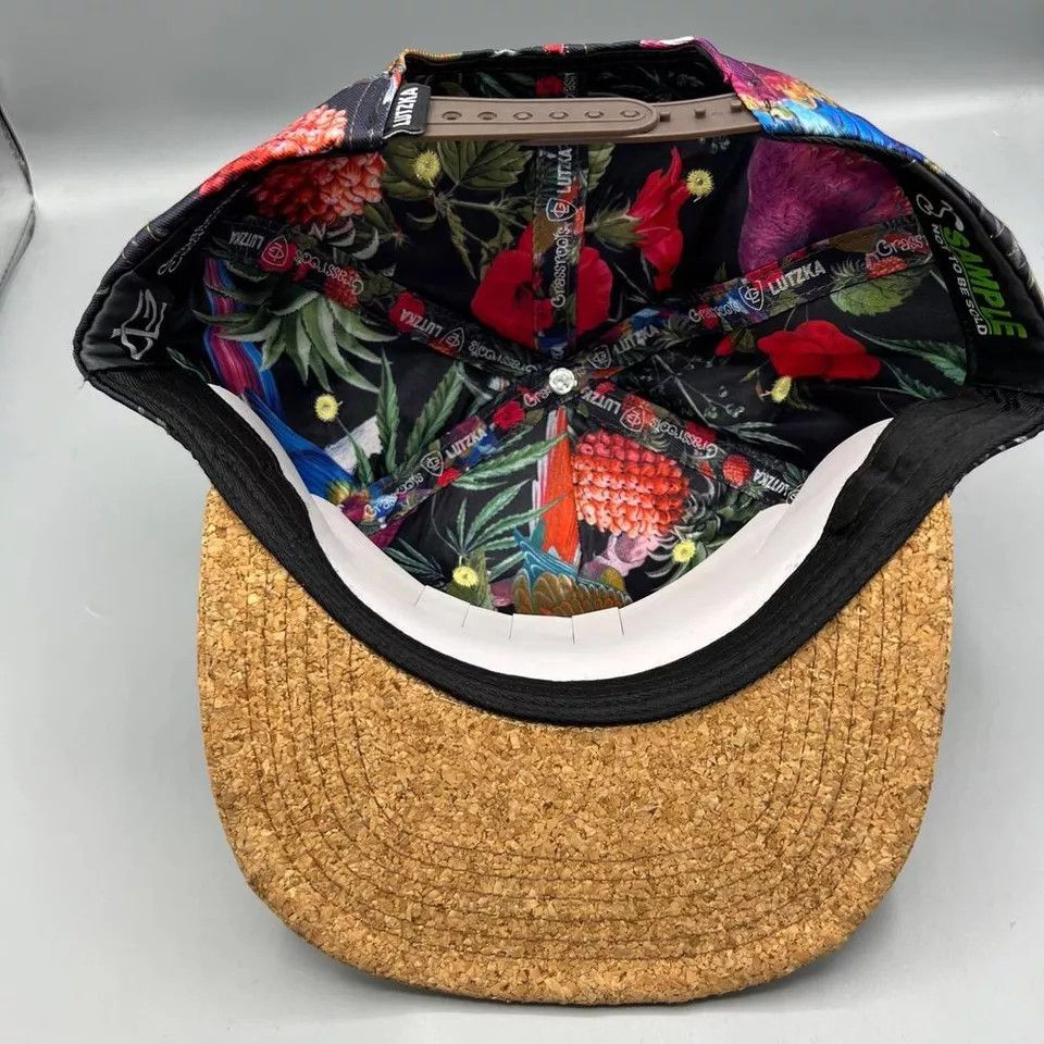 Grassroots California Greg Lutzka Hat Men L-XL Hawaiian Skate Grassroots Snap Back Size ONE SIZE - 6 Thumbnail