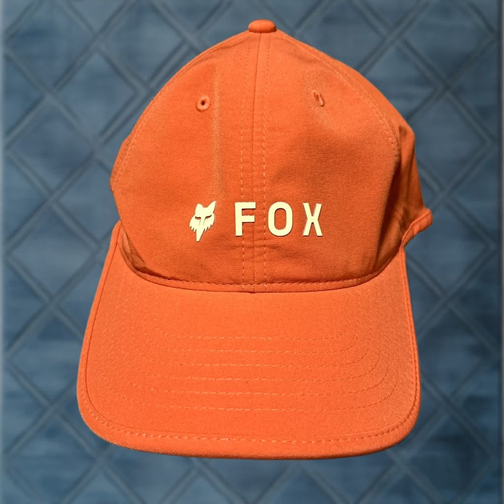 Fox Racing Fox Racing Baseball Cap Hat Front Logo Adjustable Orange Size ONE SIZE - 1 Thumbnail