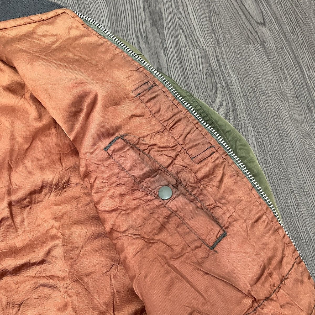Avirex Sunfaded Vintage Avirex Ma 1 Fyl Jacket Bomber Reversible Size US M / EU 48-50 / 2 - 10 Thumbnail