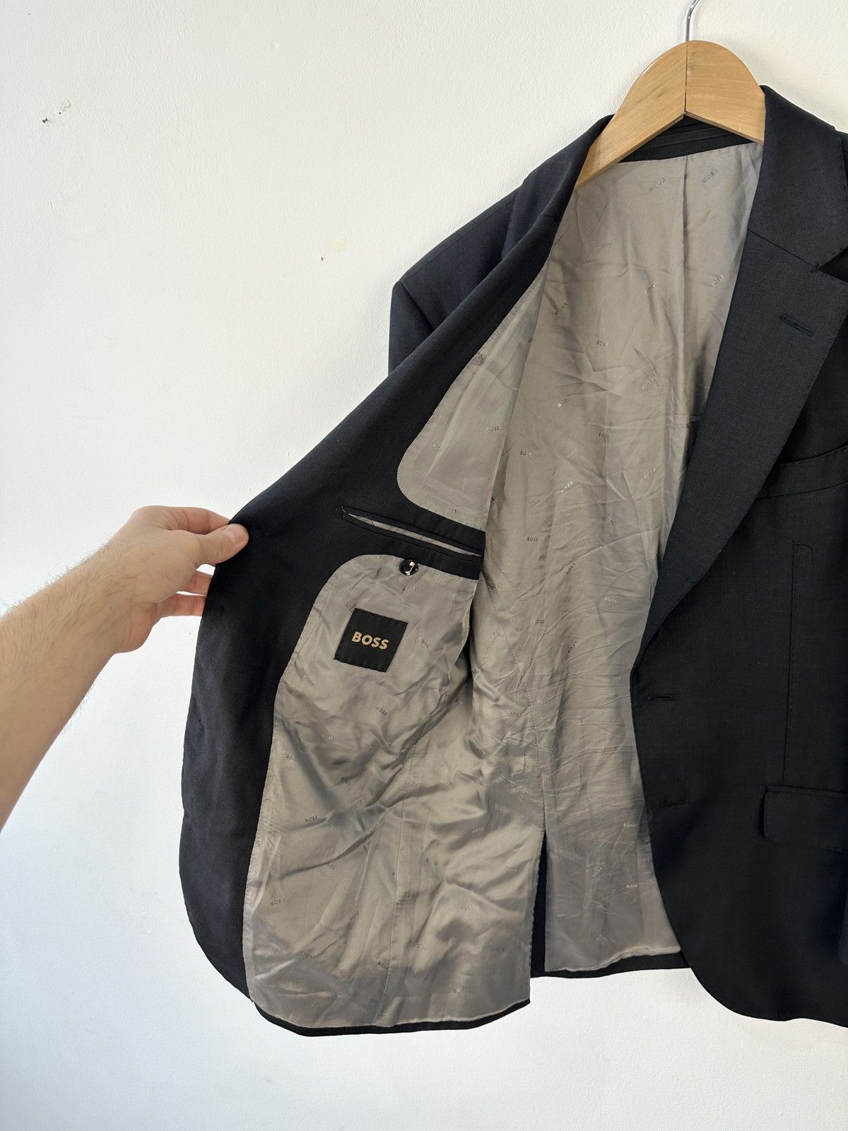 Hugo Boss HUGO BOSS Loro Piana Super 150 Wool Blazer Jacket 38R / IT48 Size 38R - 9 Thumbnail