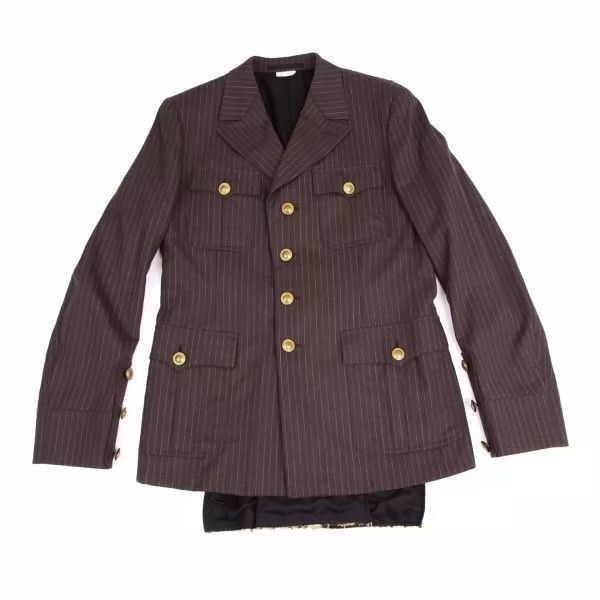 Comme des Garcons Comme des Garcons Leopard print gold button wool coat Size US M / EU 48-50 / 2 - 2 Thumbnail