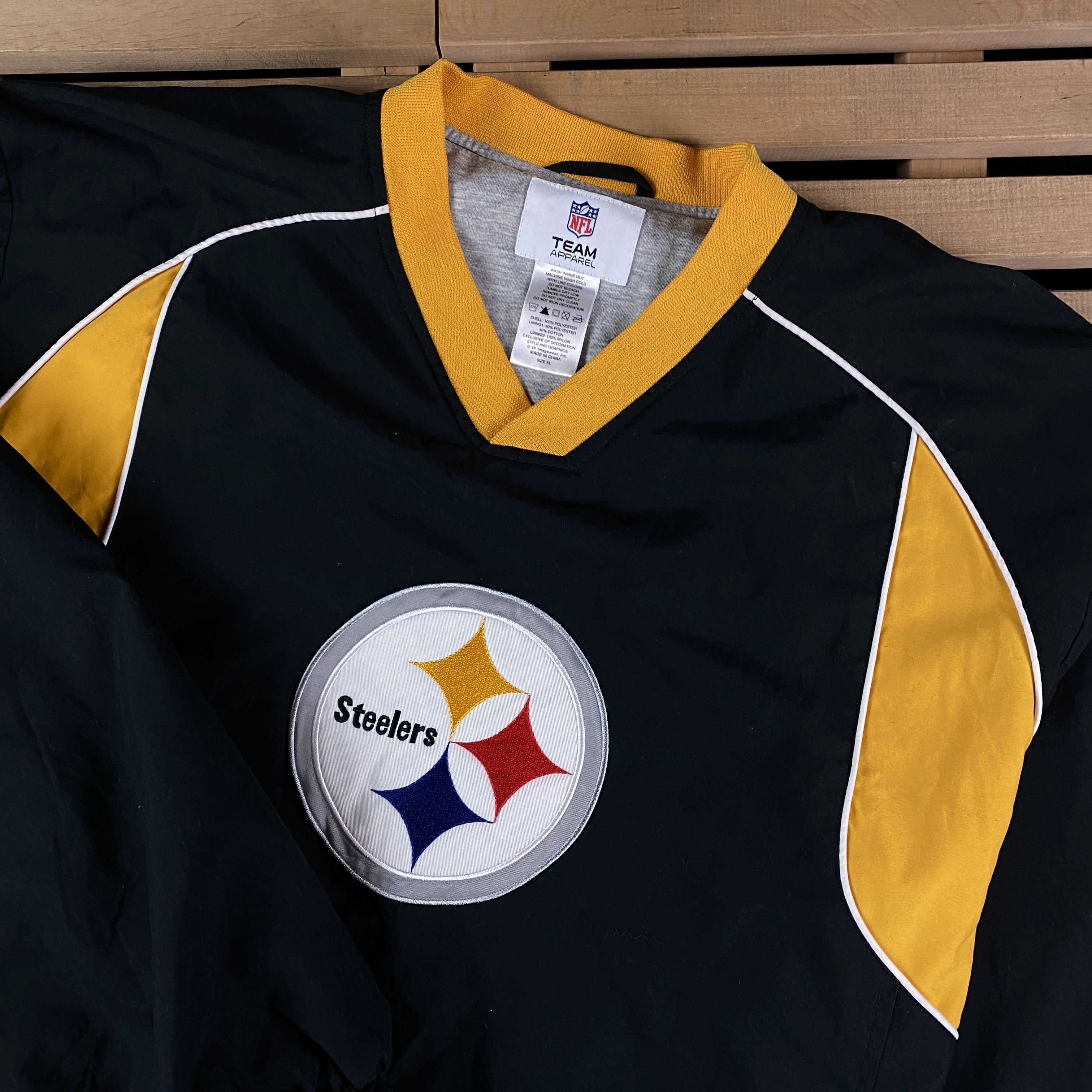 NFL × Vintage Mens NFL Jacket Sweatshirt Pittsburg Steelers Size XL Size US XL / EU 56 / 4 - 2 Thumbnail