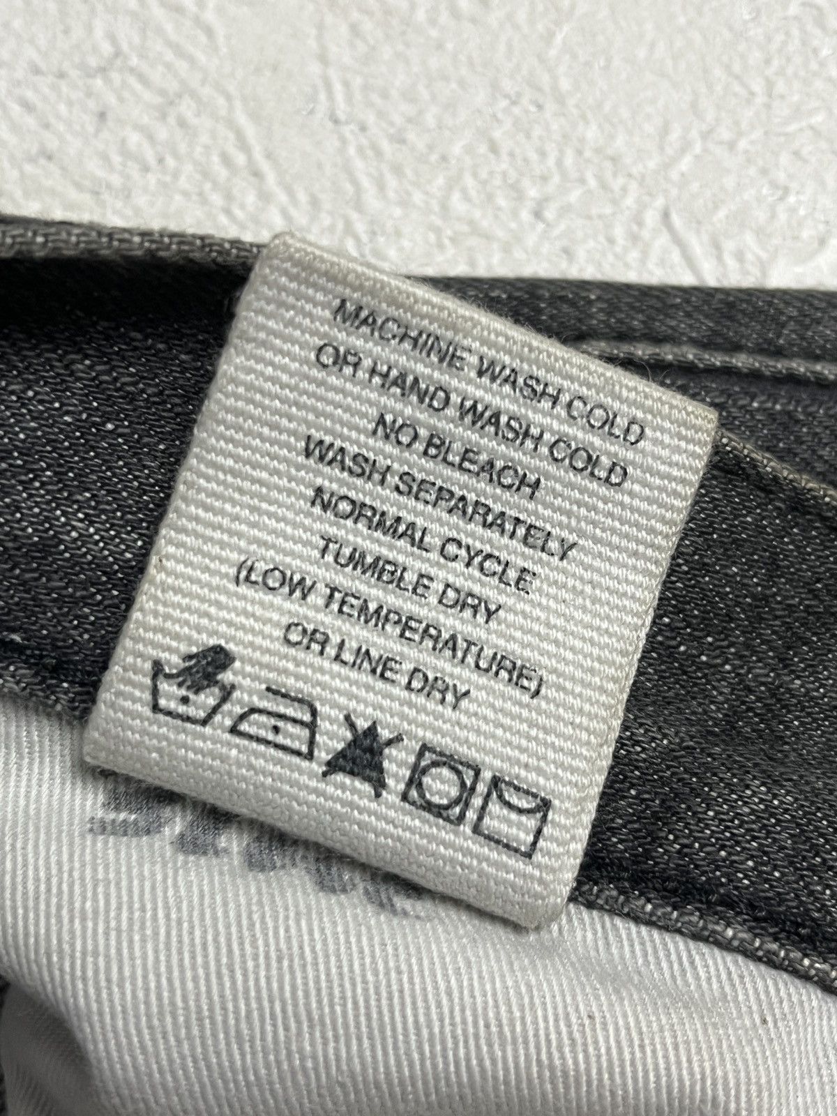 Evisu Paris Seagull Black Washed Jeans