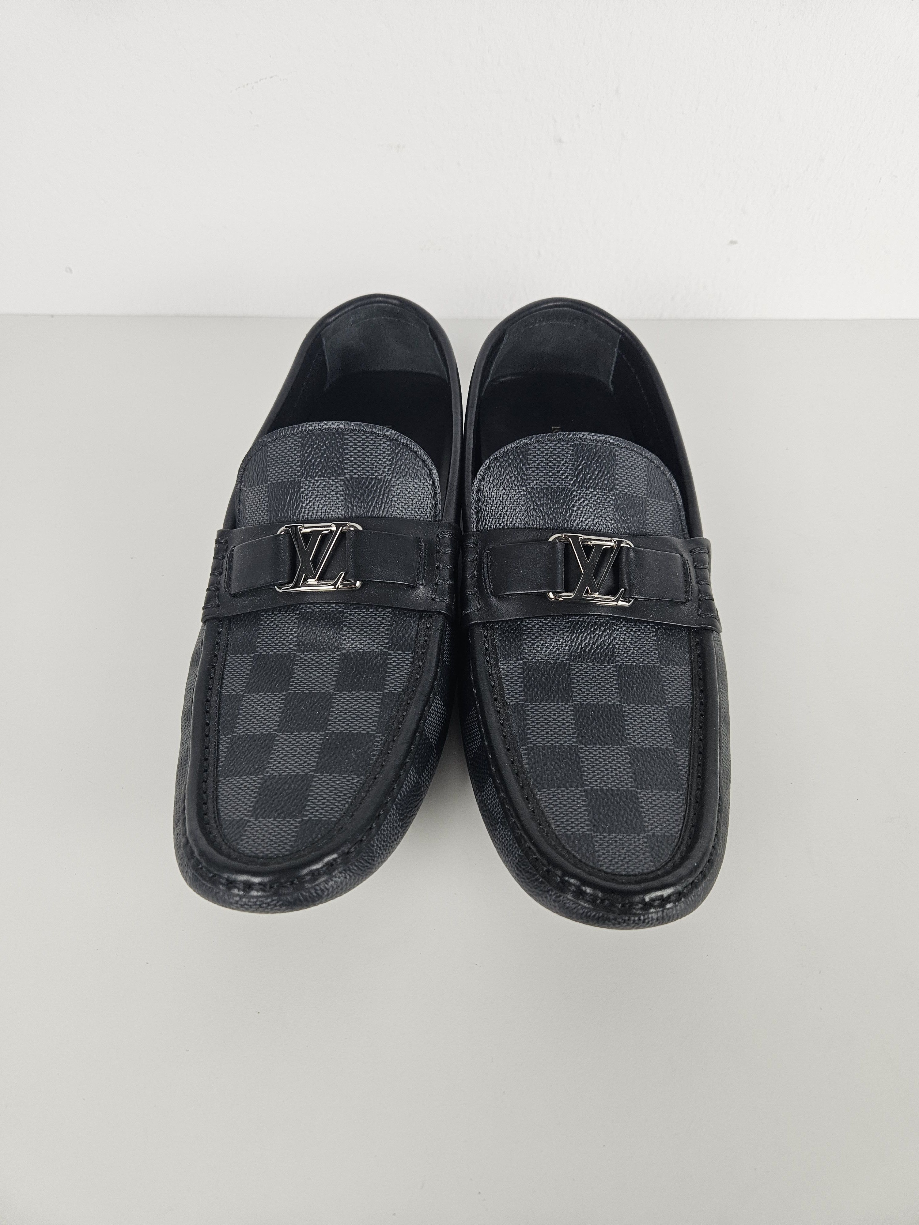 Louis Vuitton Louis Vuitton hockenheim moccasin damier graphite lv buckle Size US 9.5 / EU 42-43 - 14 Thumbnail