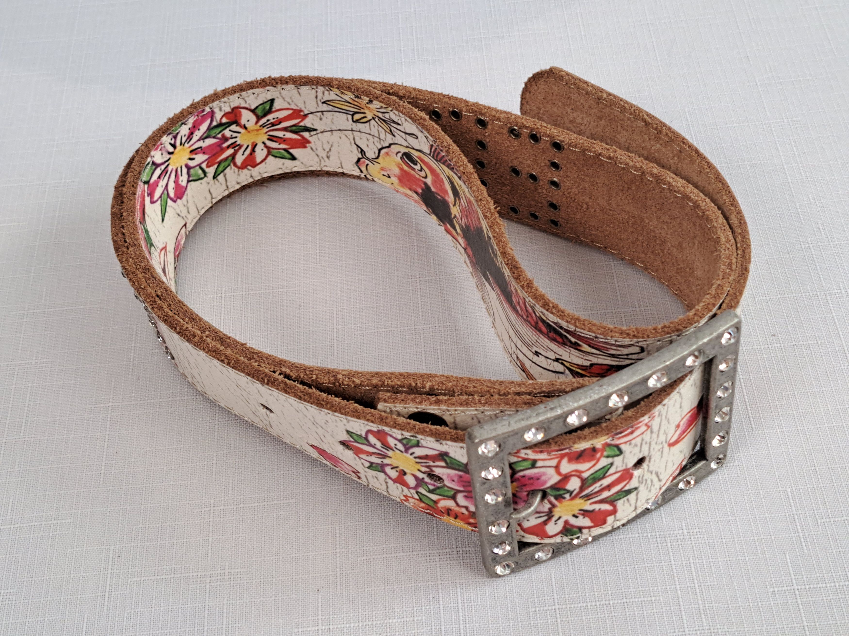 Ed Hardy ED HARDY Koi fish leather belt. Size S Size ONE SIZE - 8 Thumbnail