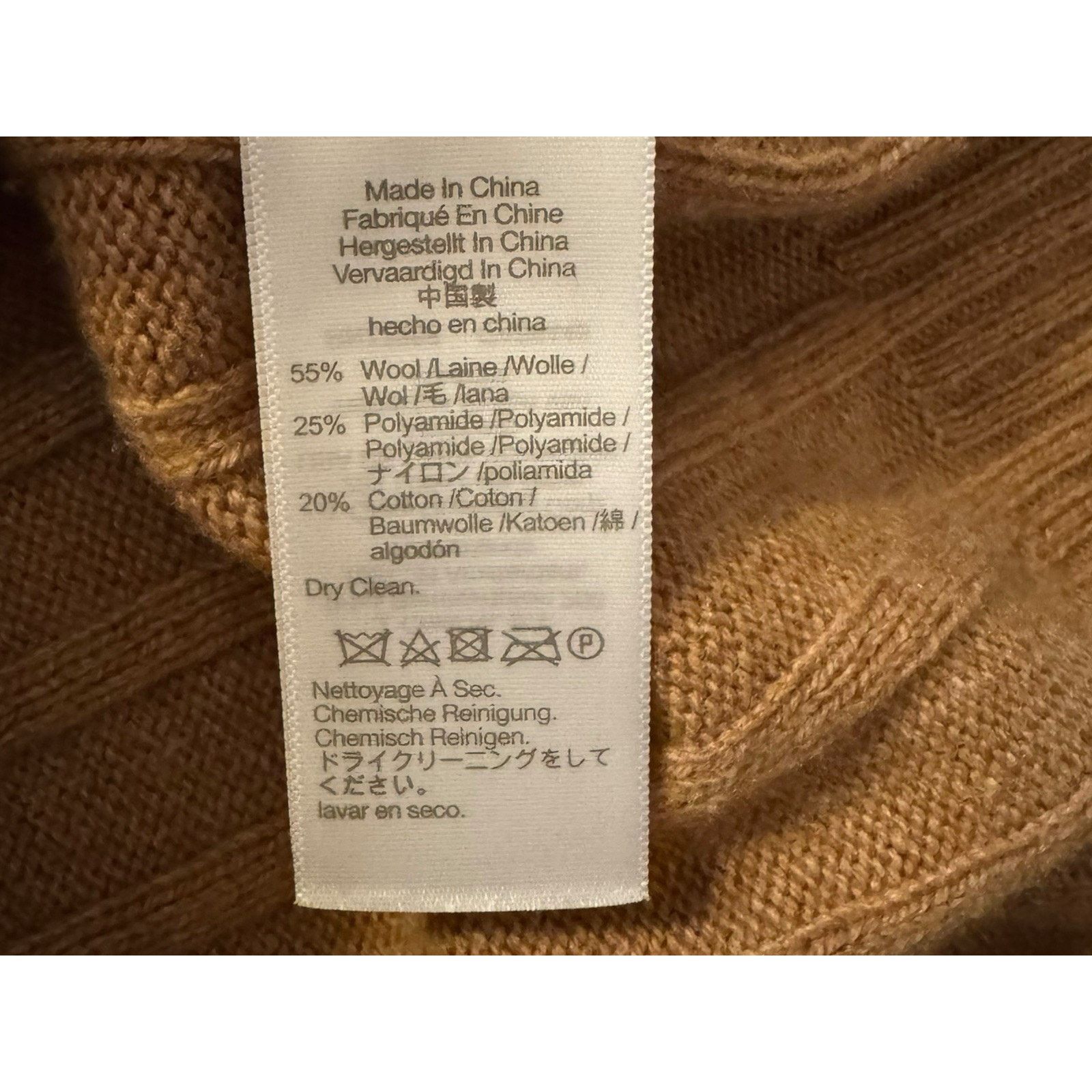 Madewell Madewell NEW Sweater Dress Small Camel Knit Ribbed Mock Neck Size S / US 4 / IT 40 - 7 Thumbnail