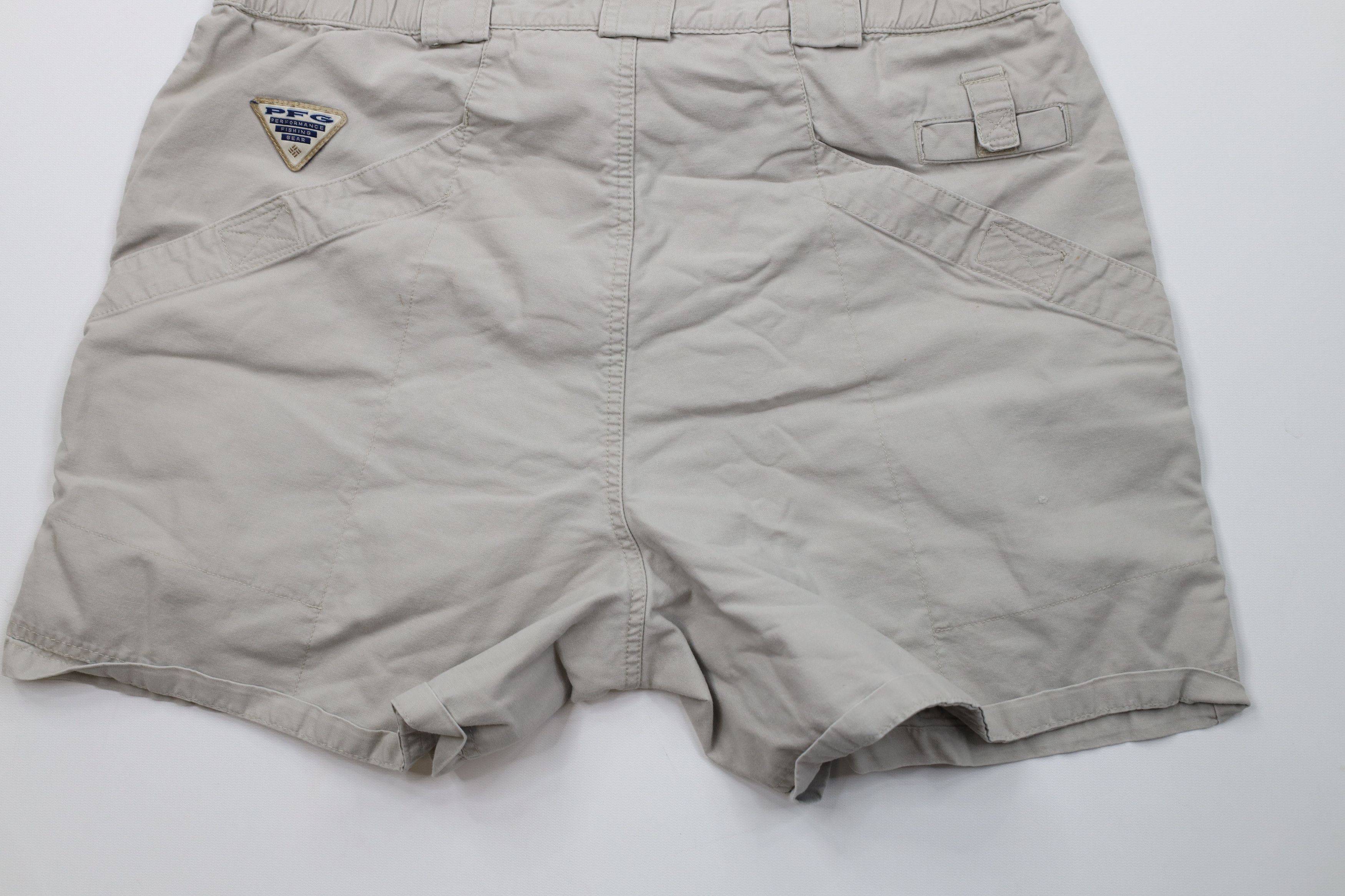 Columbia Vintage Columbia PFG Mesh Canvas Cargo Shorts Beige Cotton Size US 34 / EU 50 - 11 Thumbnail