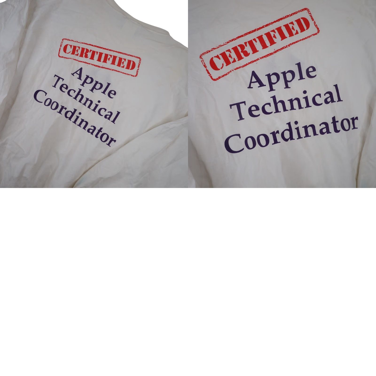 Apple VINTAGE Apple Certified Apple Technical Coordinator Long Sleeve Shirt Men XL White Size US XL / EU 56 / 4 - 9 Thumbnail