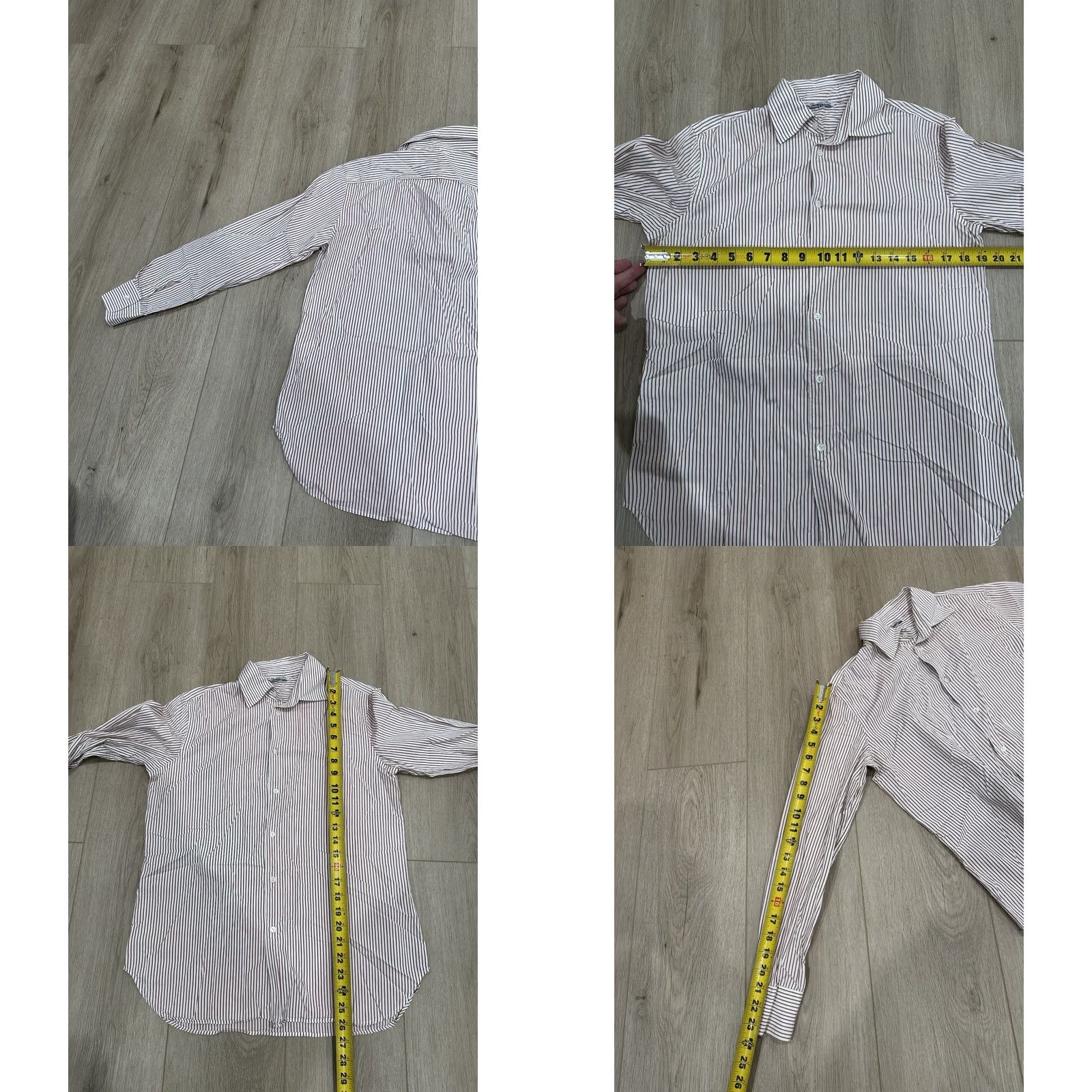 Loro Piana LORO PIAN A Womens Striped Cotton Button Down Shirt Shirt 44 Multicolor Twill Casual Business Womens Size M / US 6-8 / IT 42-44 - 9 Thumbnail