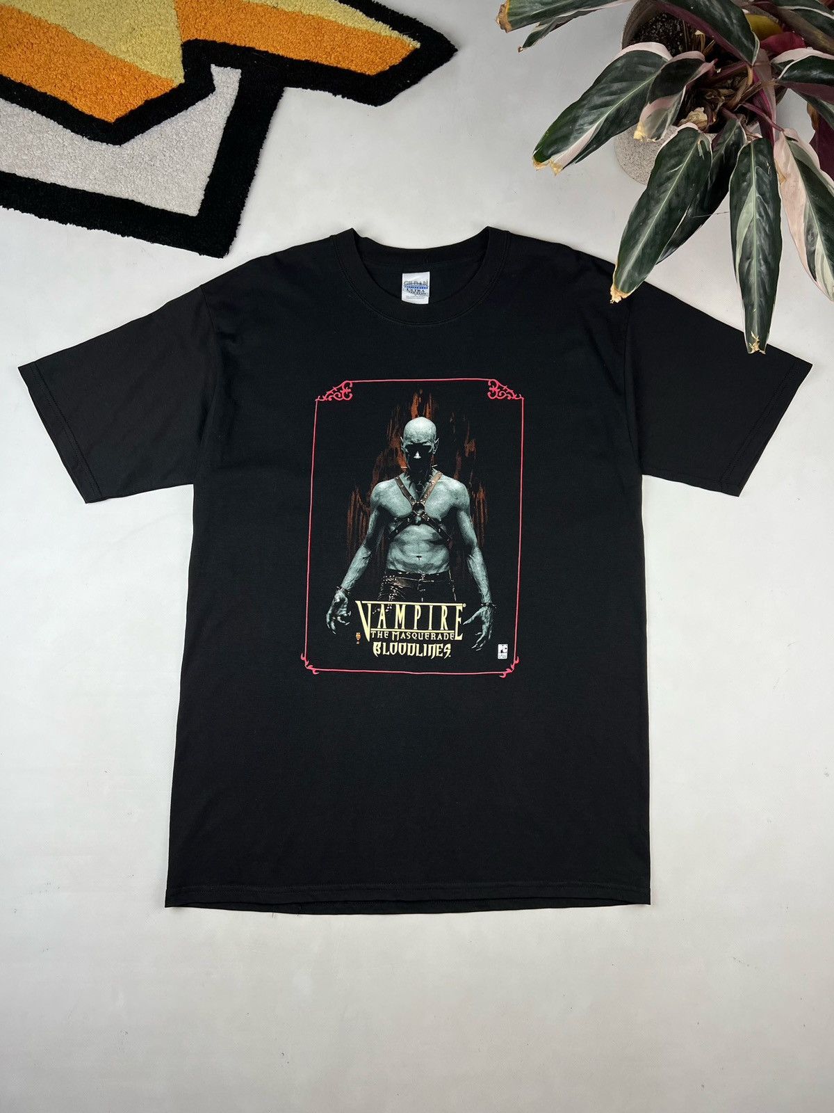 Playstation × Vintage 2000s Vampire The Masquerade Bloodlines dry rot Tee Shirt Size US XL / EU 56 / 4 - 1 Thumbnail
