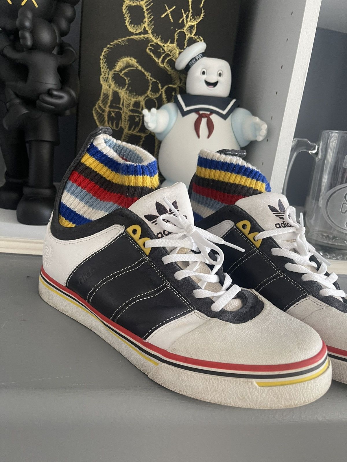 Adidas Adidas Carlo Gruber 2005 Multicolor Sock Shoe High Top 8.5 Size US 8.5 / EU 41-42 - 4 Thumbnail