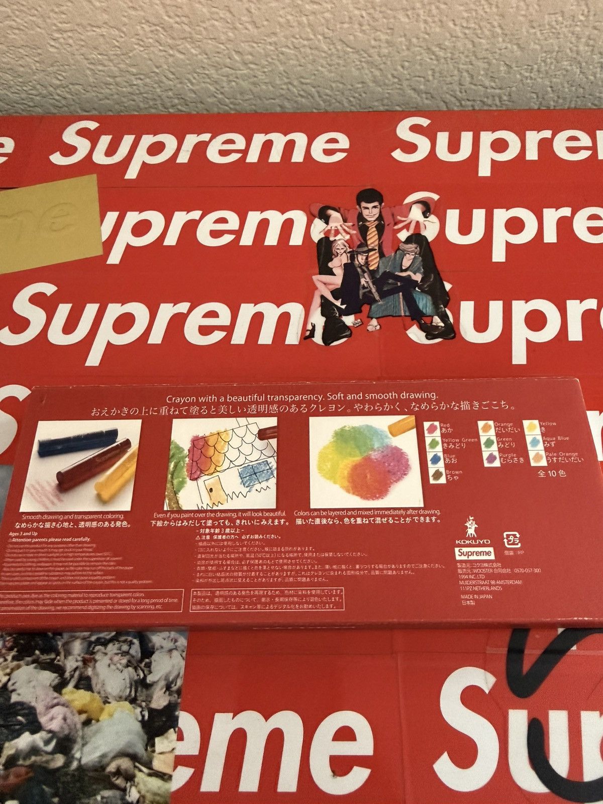 Supreme Supreme Kokuyo Translucent Crayons (Pack of 10) Size ONE SIZE - 4 Thumbnail