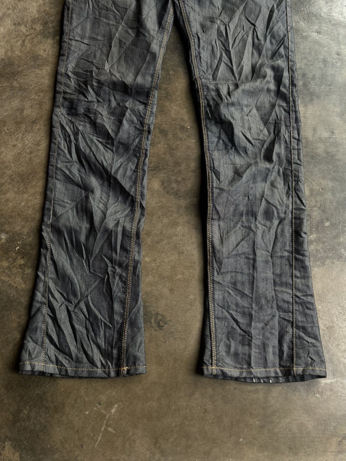 Isamu Katayama Backlash NCFM JAPANESE NICOLE CLUB FOR MEN FLARE DENIM PANTS BOOT CUT Size US 32 / EU 48 - 6 Thumbnail