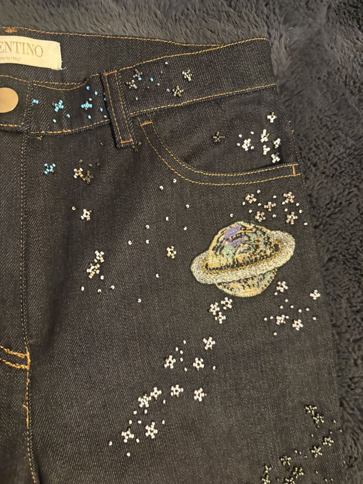 Valentino Valentino bootcut jeans with celestial-themed embroidery Size 25" / US 0 / IT 36 - 3 Thumbnail