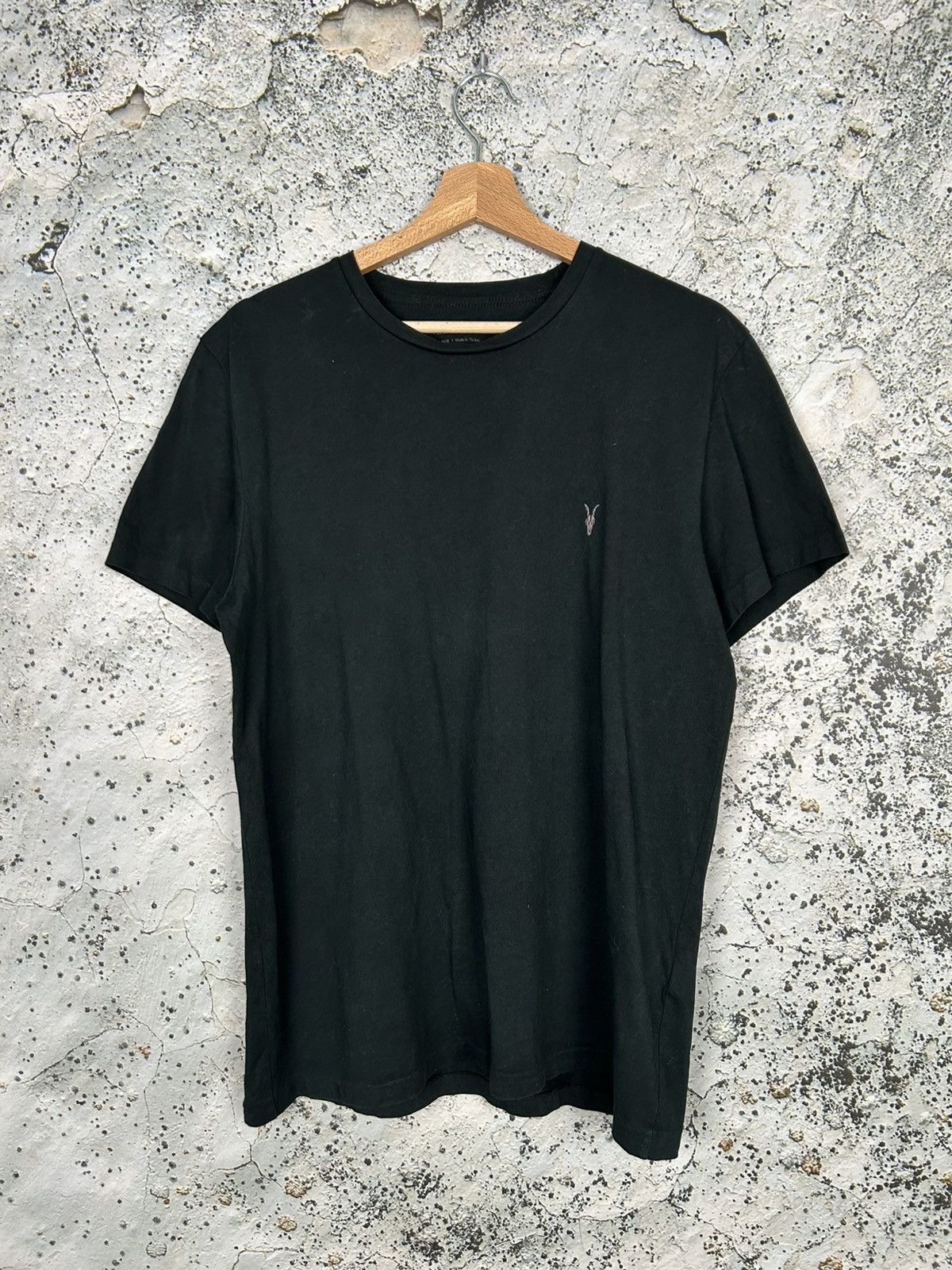 Allsaints × Designer Allsaints Basic Logo Tee Black Streetwear Designer Hype Size US L / EU 52-54 / 3 - 1 Thumbnail