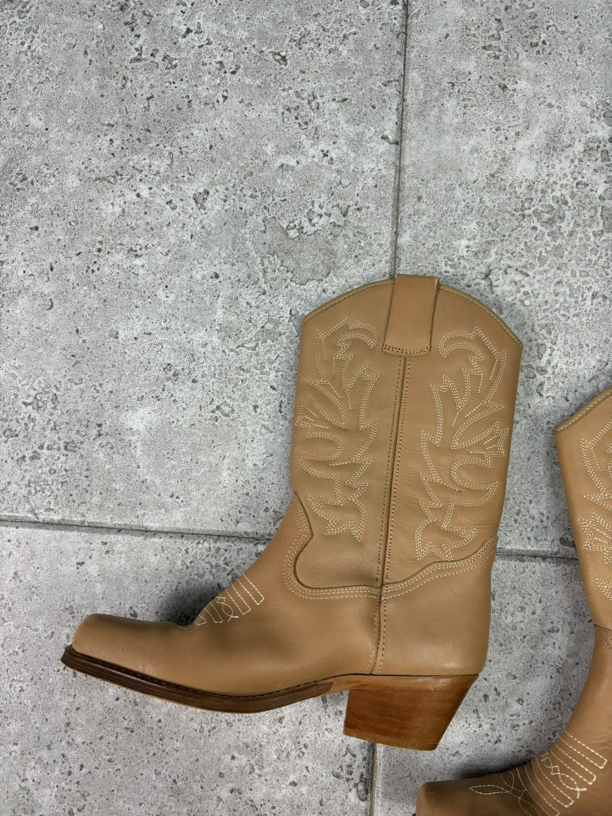 Japanese Brand × Western Rise Rare Leather Western Cowboy Boots Japanese Style Y2K 2000s Size US 5 / IT 35 - 6 Thumbnail