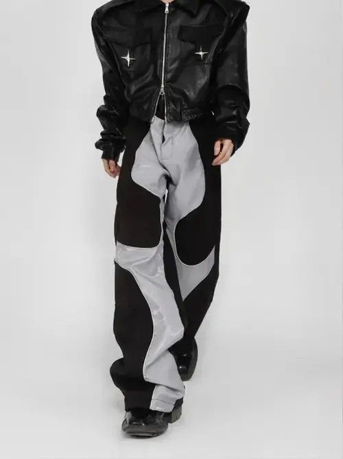 Jean Mauroicardi Soft Patchwork Leather Pants Size US 32 / EU 48 - 4 Thumbnail