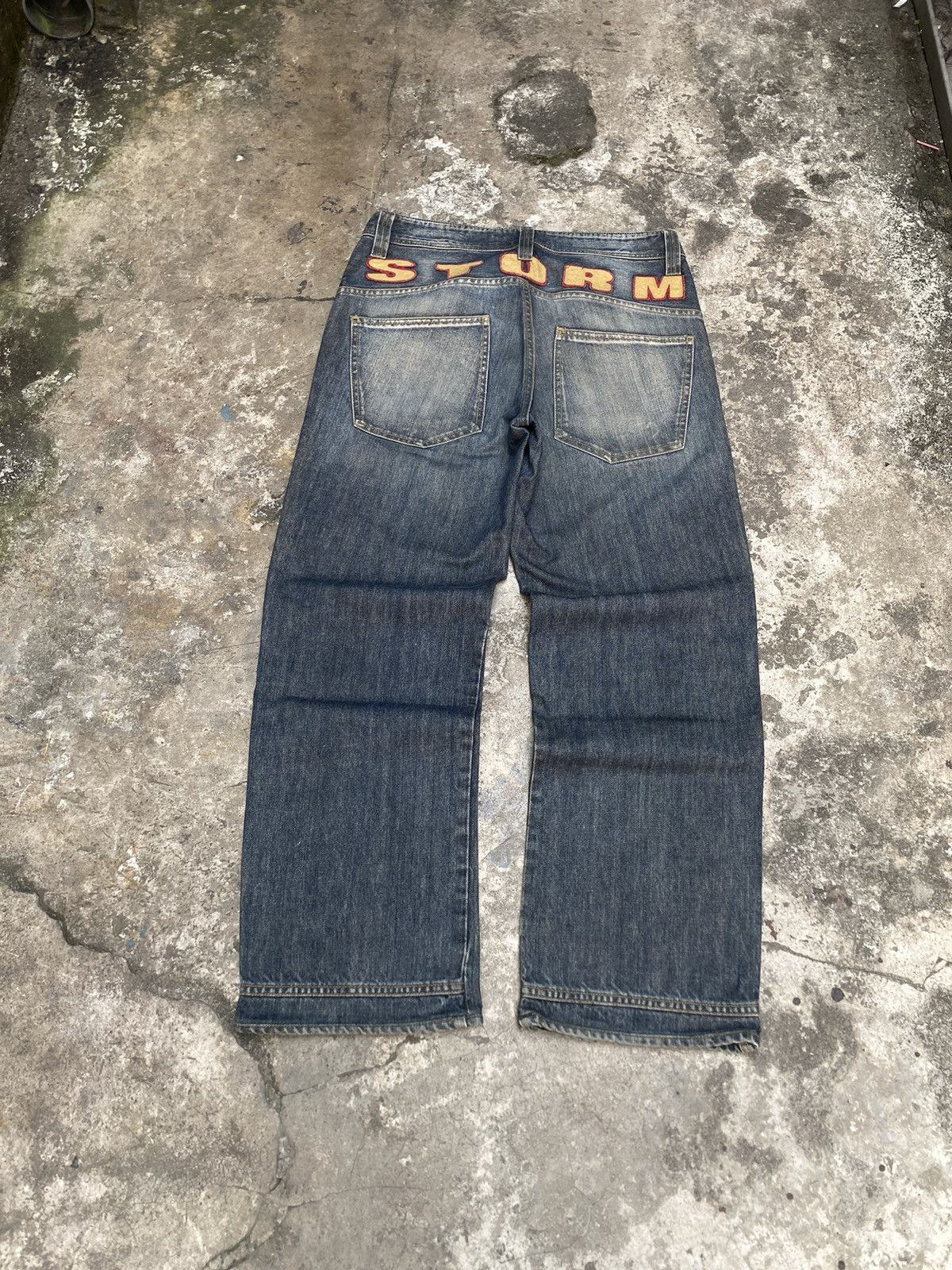 Vintage Vintage Y2K Strom Baggy Jeans Size US 33 - 1 Thumbnail