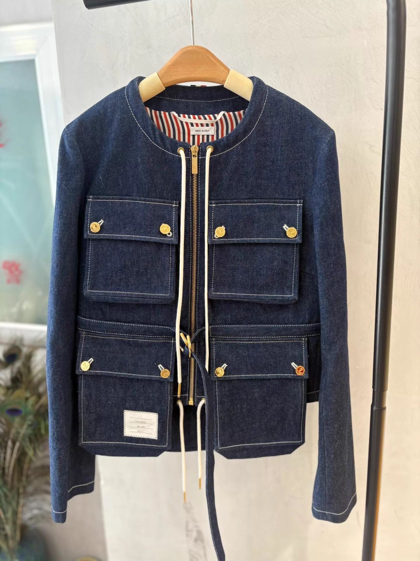 Thom Browne THOM BROWNE Decon 4-Pocket Denim Jkt Deadstock 40 Size S / US 4 / IT 40 - 4 Thumbnail