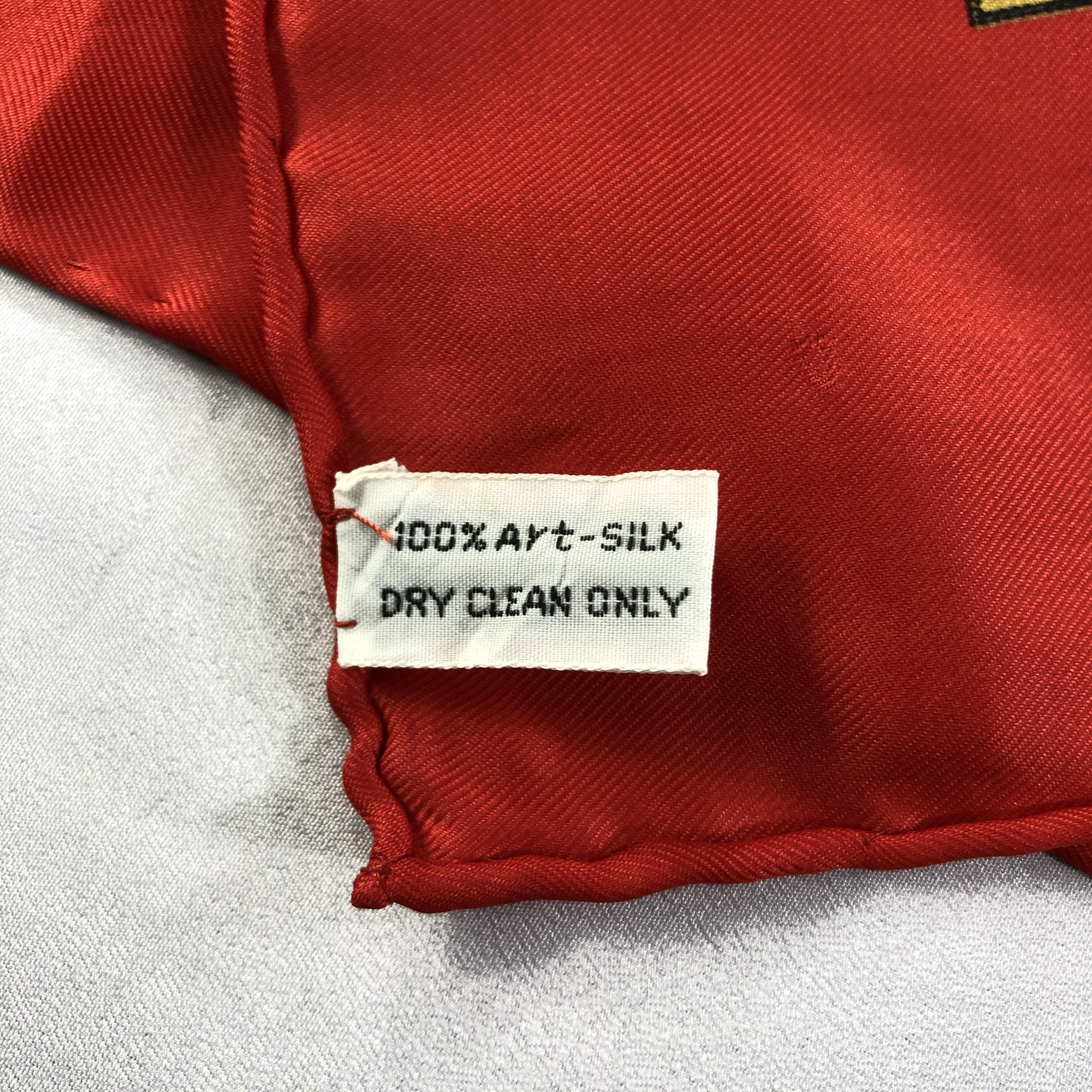 Vintage Vintage Silk Scarf Size ONE SIZE - 6 Thumbnail
