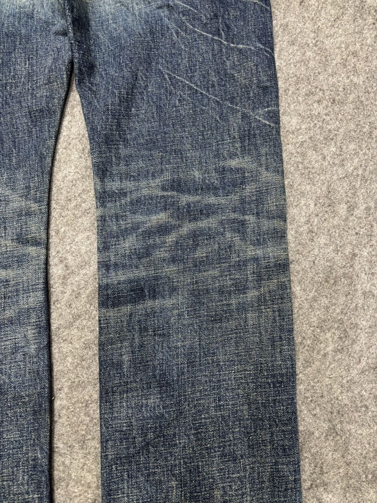 Japanese Brand 💥90s Denim Character💥DDRD Skinny Blue Wash Denim F640 Size US 33 - 12 Thumbnail