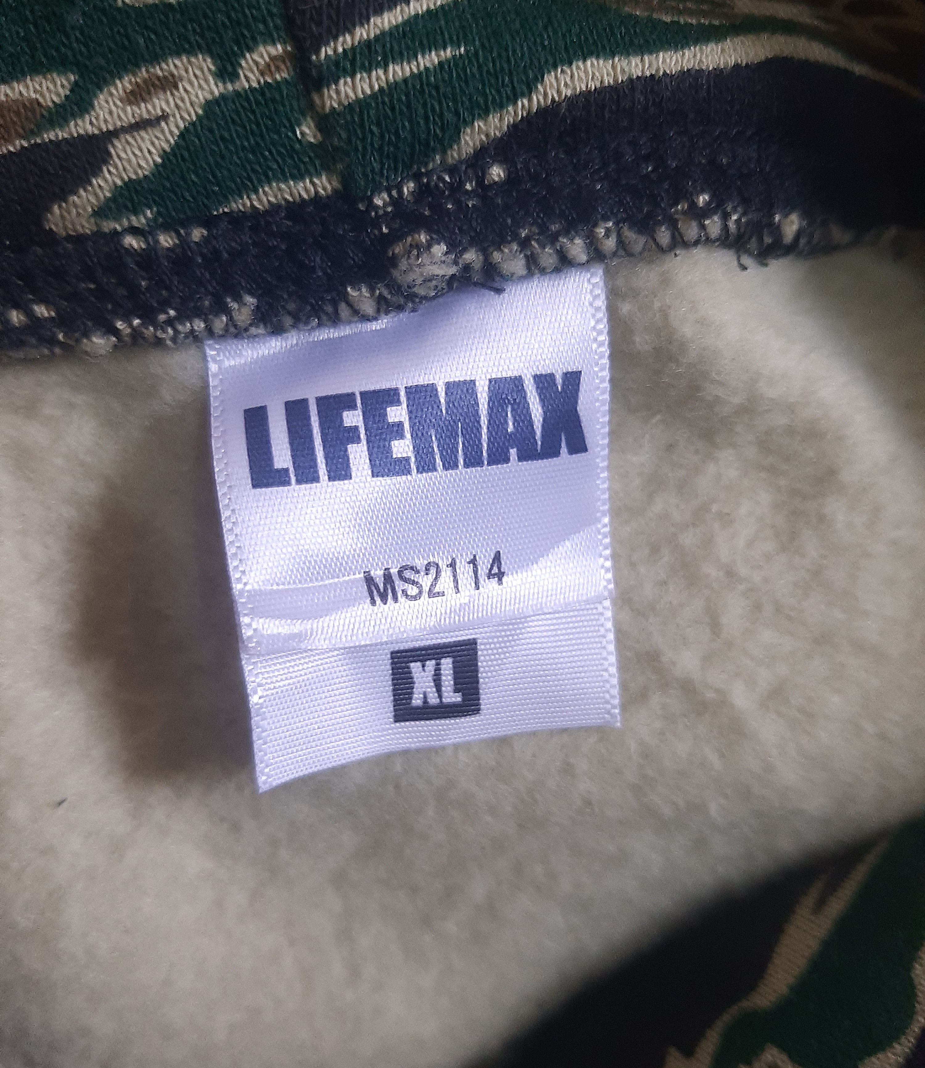Japanese Brand Life Max Camo Tiger Hoodie Size US XL / EU 56 / 4 - 4 Thumbnail