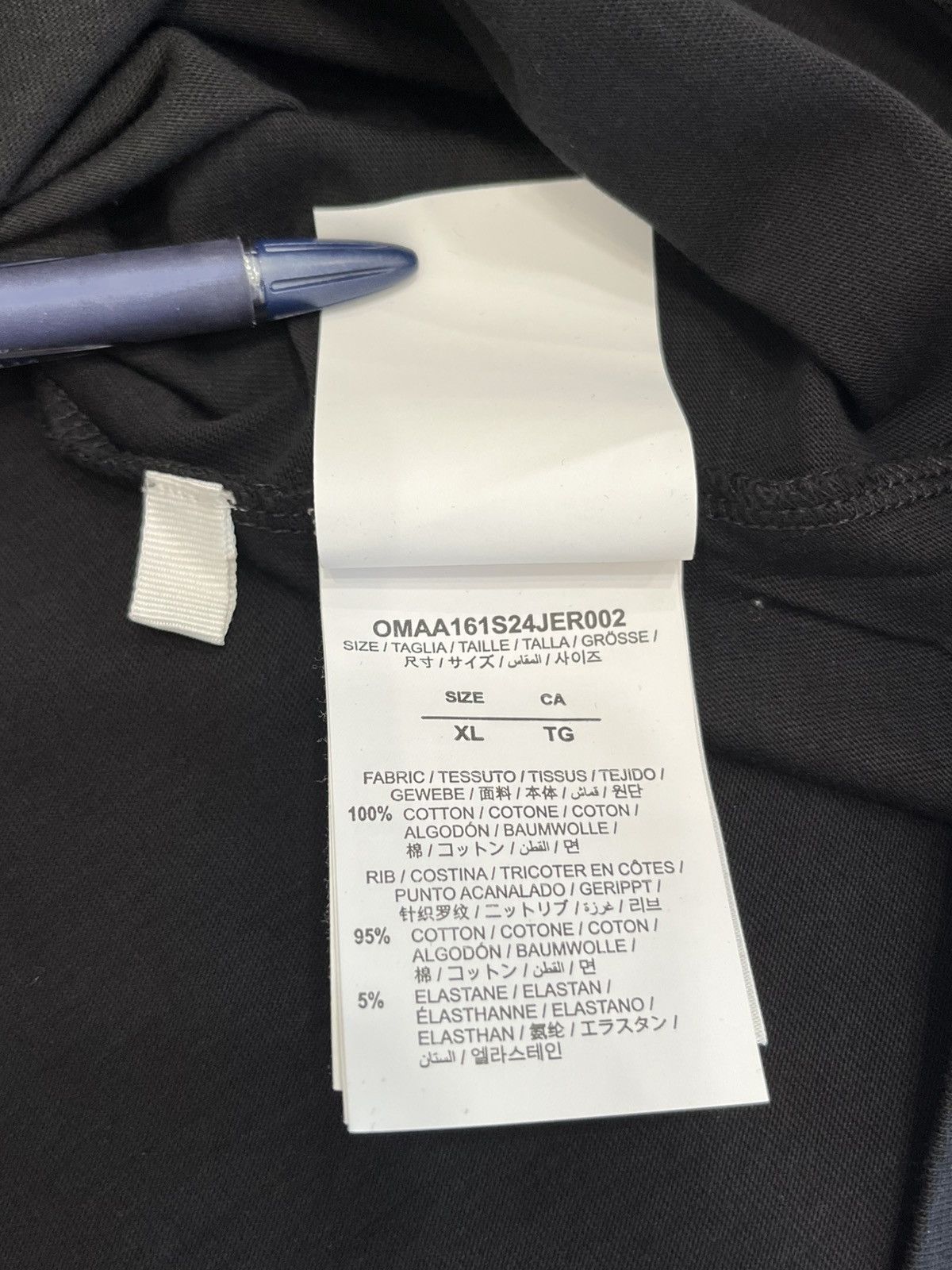 Off-White Off-White Scan Logo Tee Size US XL / EU 56 / 4 - 7 Thumbnail