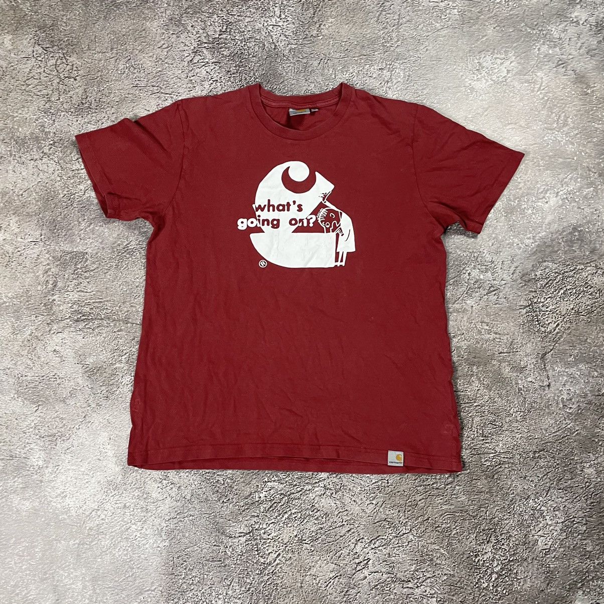 Vintage Vintage Y2K Graphic Tee Streetwear Big Logo Skate Red Boxy M Size US M / EU 48-50 / 2 - 1 Thumbnail