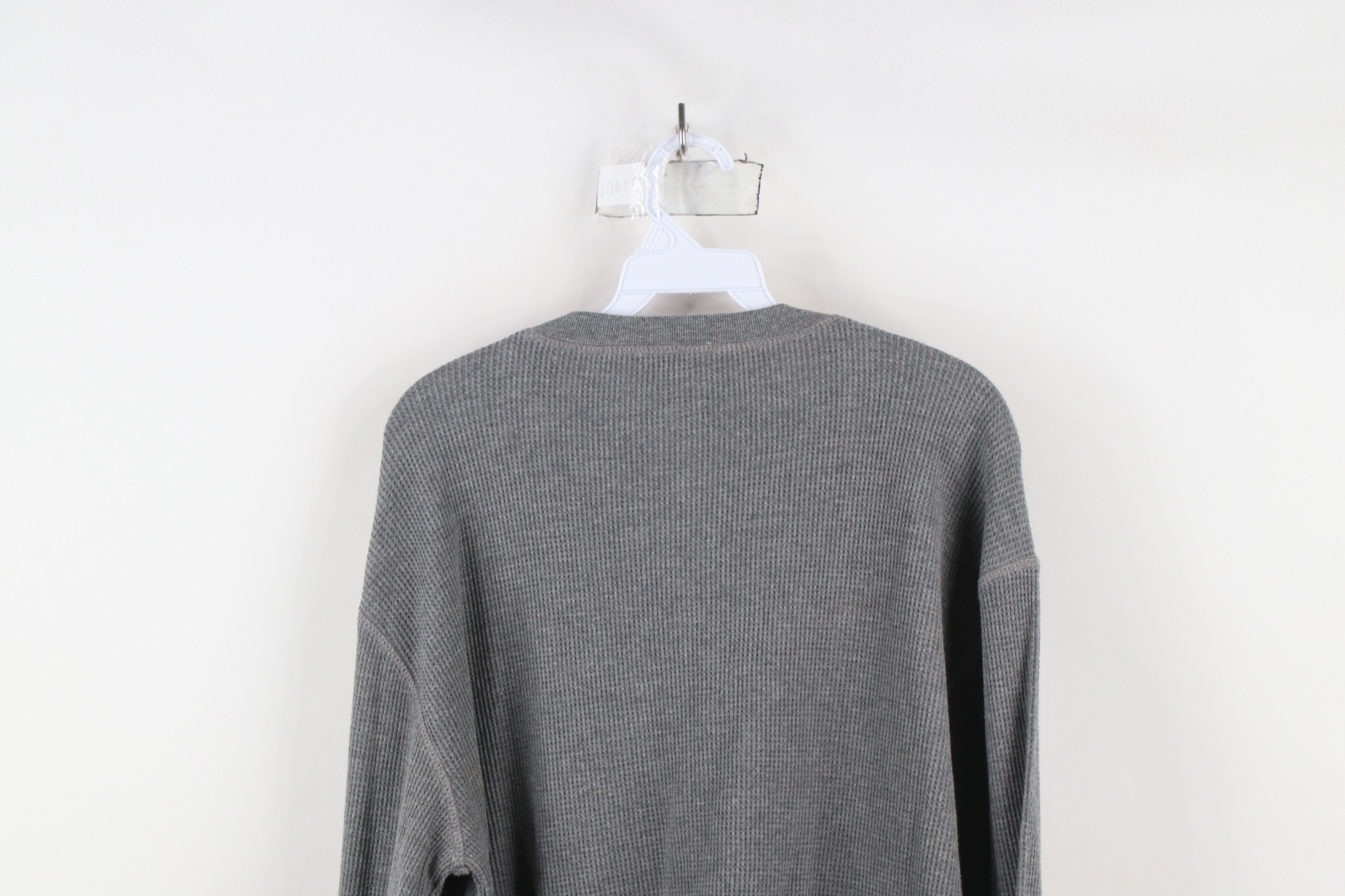 Vintage Vintage 90s Tommy Hilfiger Waffle Knit Long Sleeve T-Shirt Size US XL / EU 56 / 4 - 9 Thumbnail