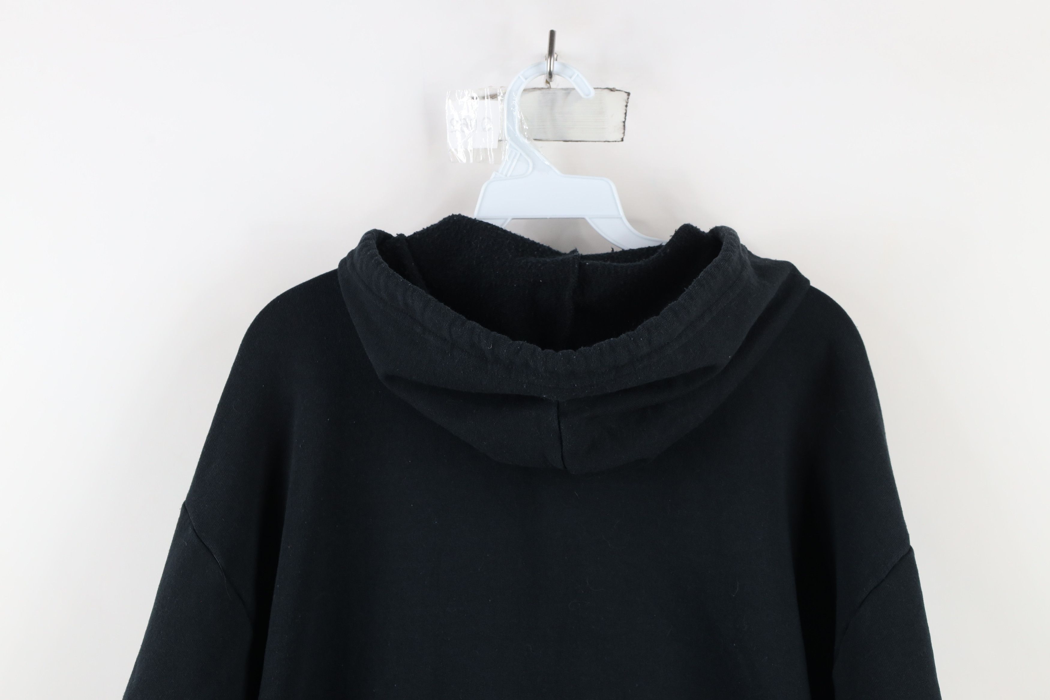 Vintage Vintage 90s Streetwear Full Zip Hoodie Sweatshirt Black Size US L / EU 52-54 / 3 - 9 Thumbnail