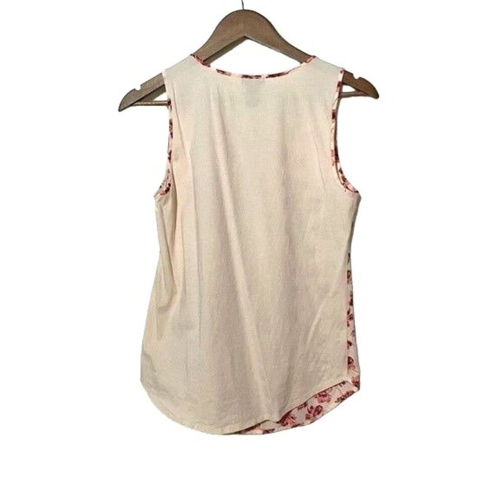 Ann Taylor Ann Taylor Shirt Sleeveless Blouse Tank Floral Small Size S / US 4 / IT 40 - 2 Thumbnail
