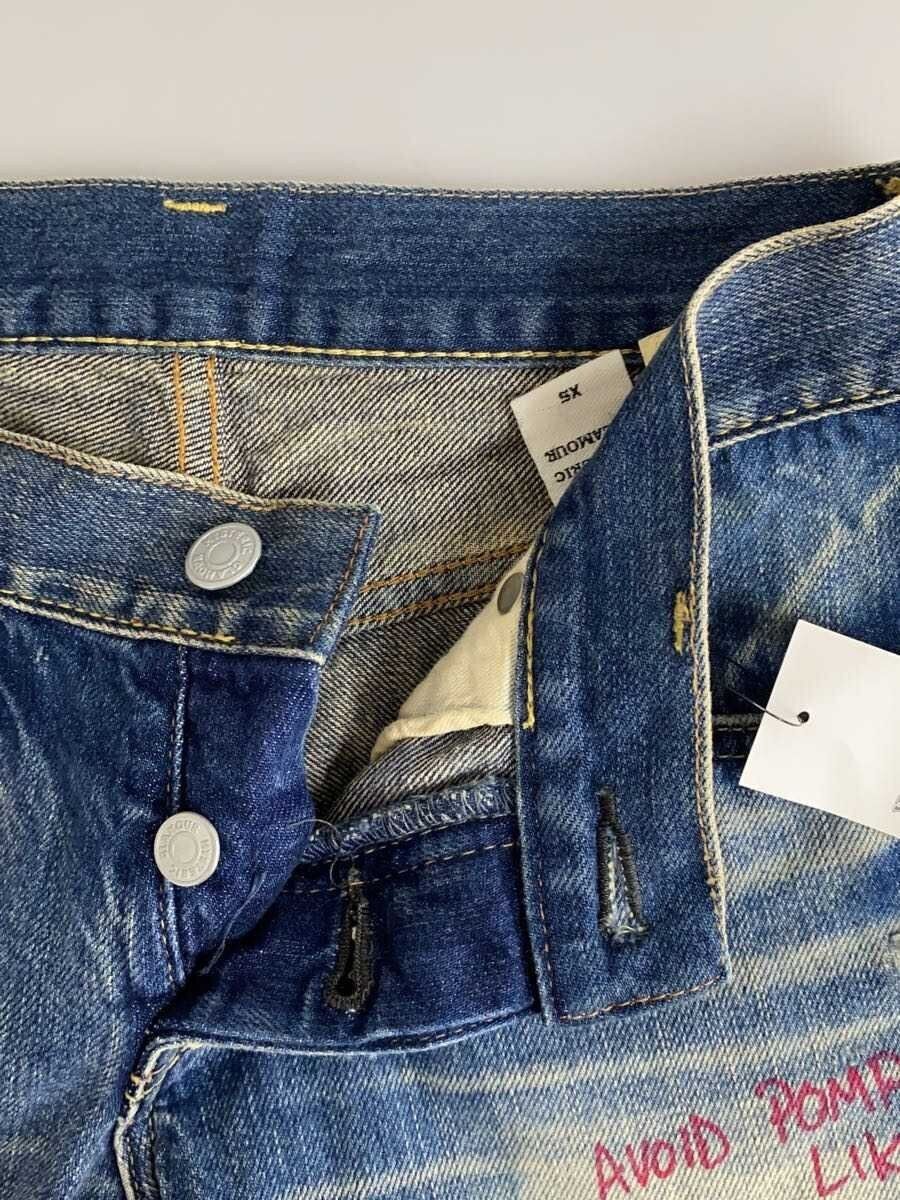 Hysteric Glamour Sketch Graphic Denim Jeans Size 27" / US 4 / IT 40 - 3 Thumbnail