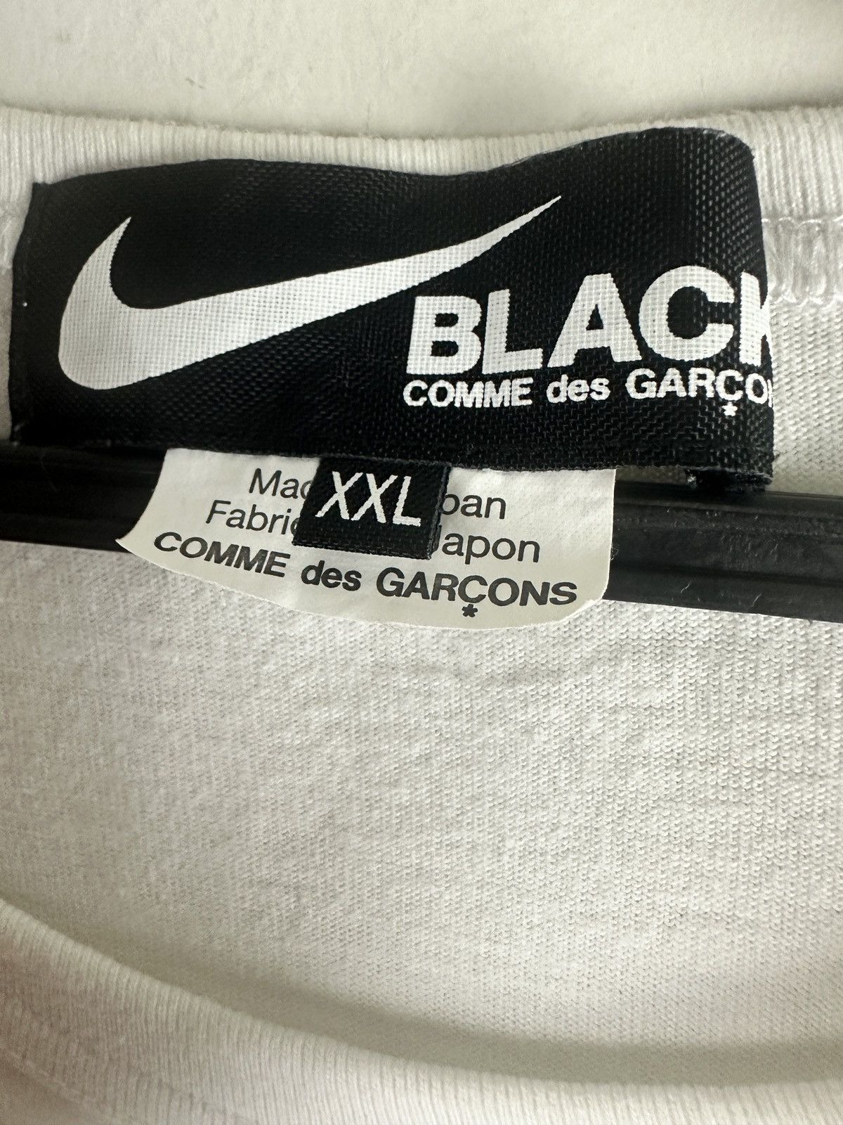 Comme des Garcons × Nike Nike Black Comme Des Garcon Tshirt Size US L / EU 52-54 / 3 - 5 Thumbnail