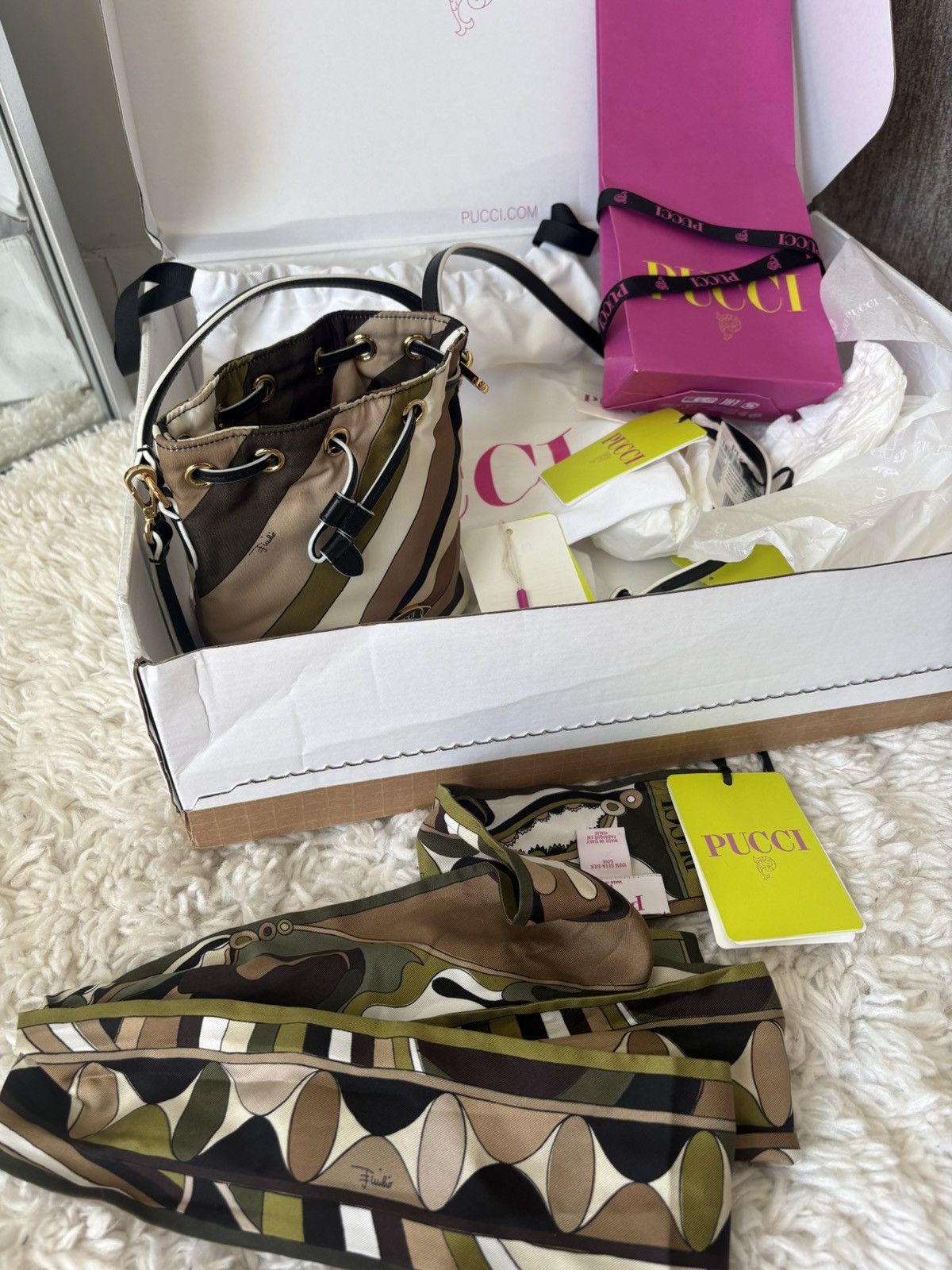 Emilio Pucci Pucci Print Scarf Size ONE SIZE - 4 Thumbnail