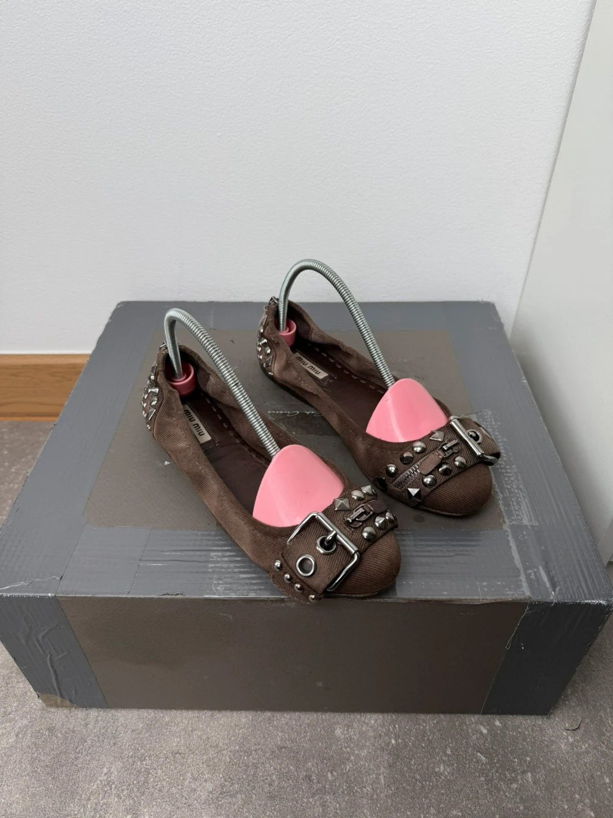 Miu Miu Miu Miu ballerinas ballet 2000s y2k vintage archive Size US 6.5 / IT 36.5 - 3 Thumbnail