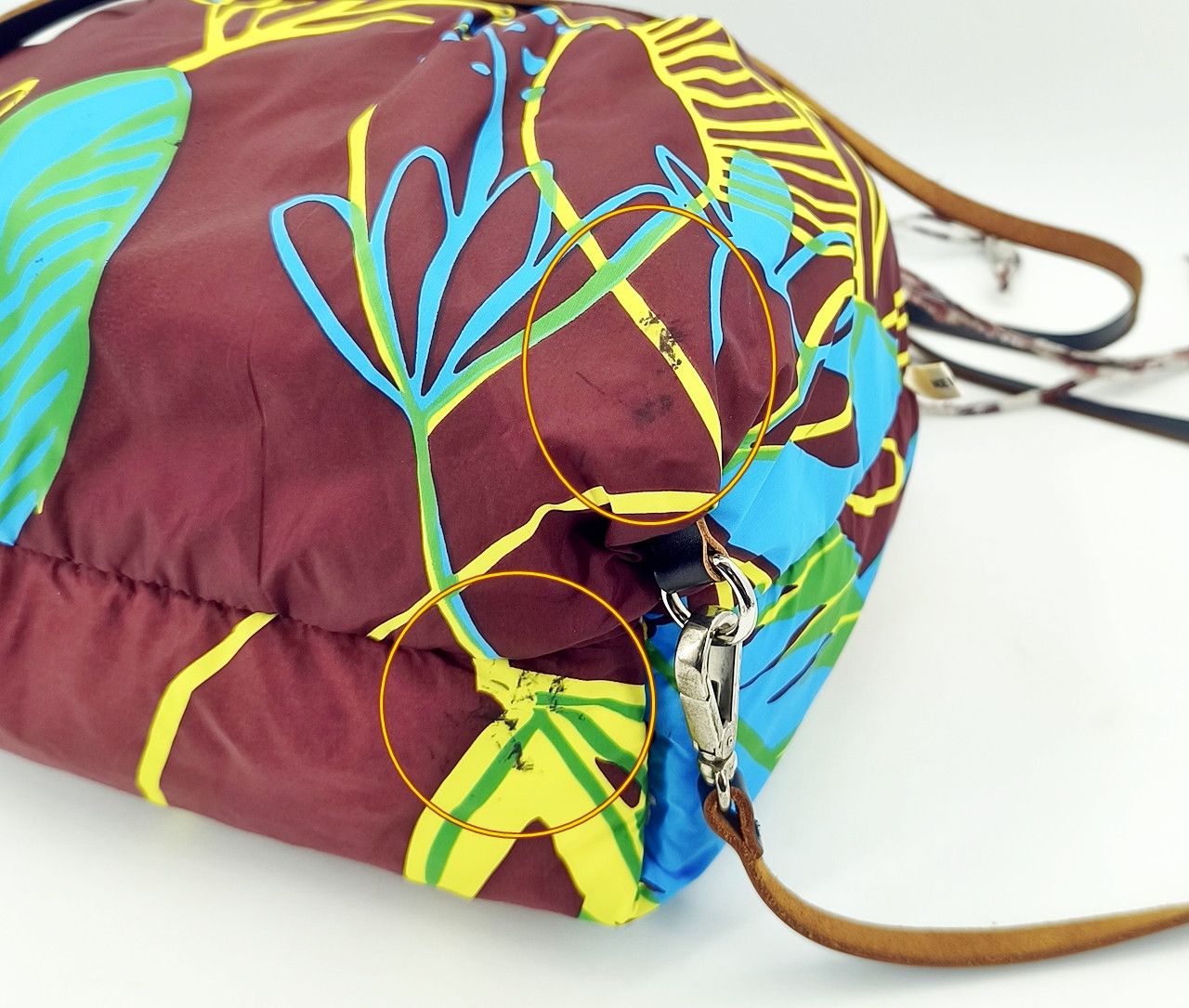 Marni MARNI reversible nylon floral drawstring backpack Size ONE SIZE - 11 Thumbnail