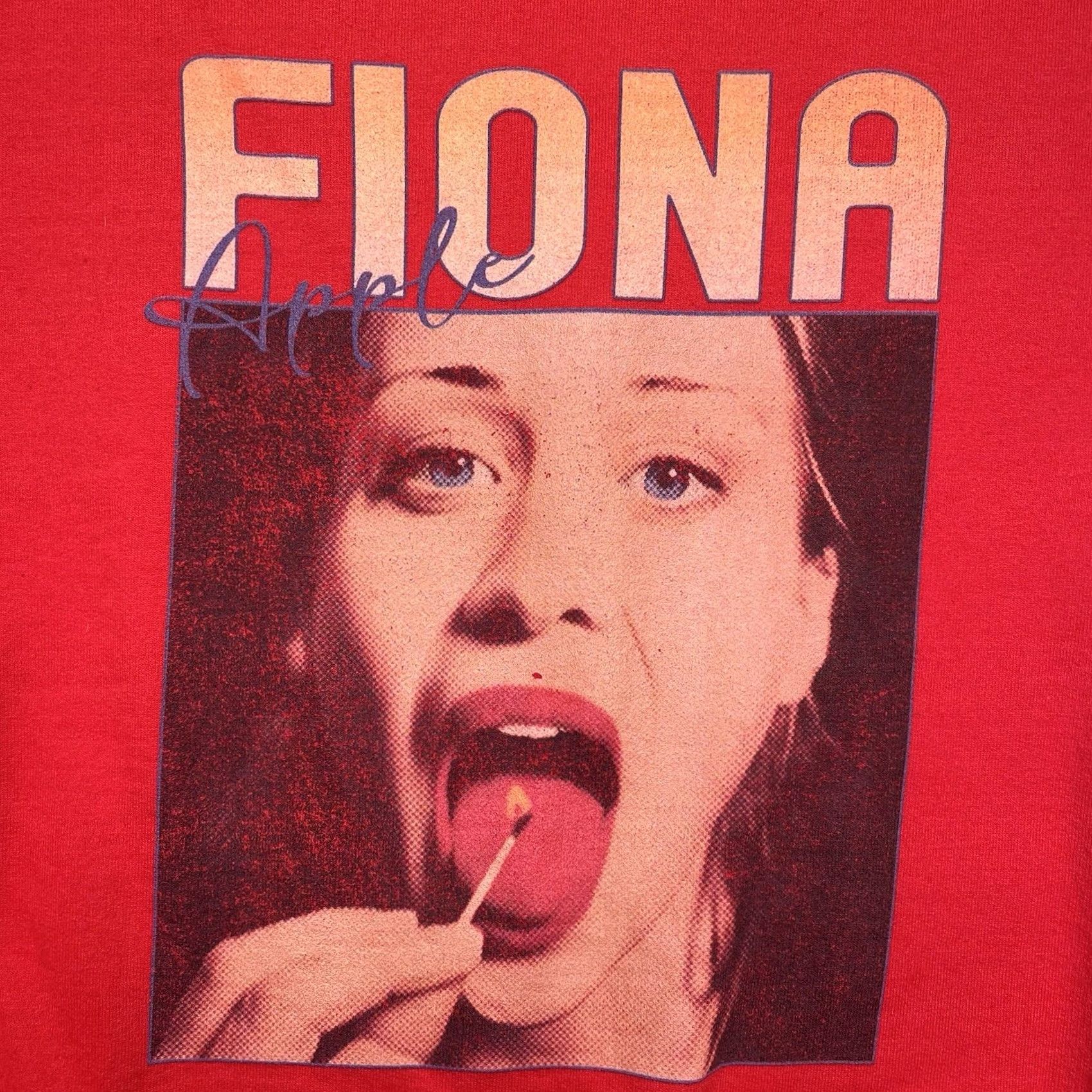 Apple Fiona Pullover Sweatshirt Men S Red 90s Rock Modern Pullover Sweater Mens Red 90s Fiona Apple Size US S / EU 44-46 / 1 - 2 Thumbnail