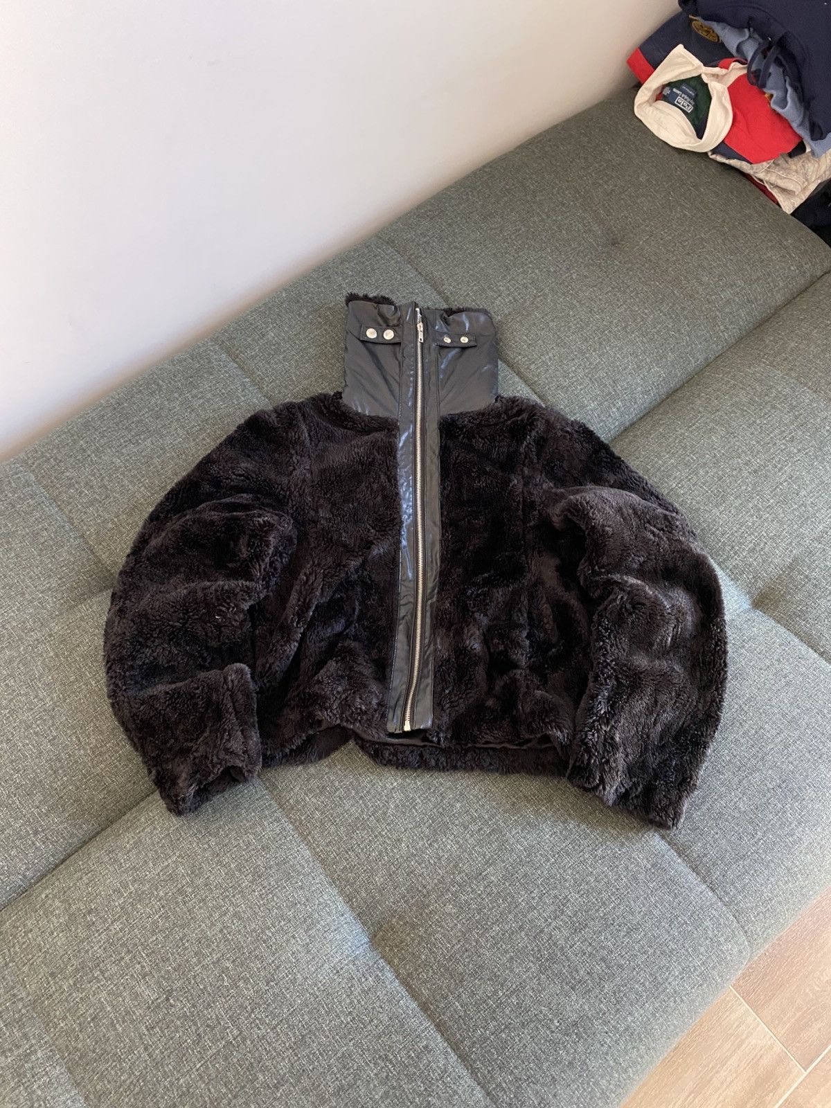 Hysteric Glamour Vintage Faux Fur Mohair Jacket Fuzzy Japanese Avant Garde Size M / US 6-8 / IT 42-44 - 6 Thumbnail