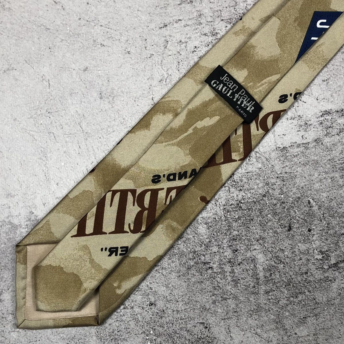 Jean Paul Gaultier Archival Jean Paul Gaultier Silk Tie Rodeo Cowboy Print JPG Size ONE SIZE - 2 Thumbnail