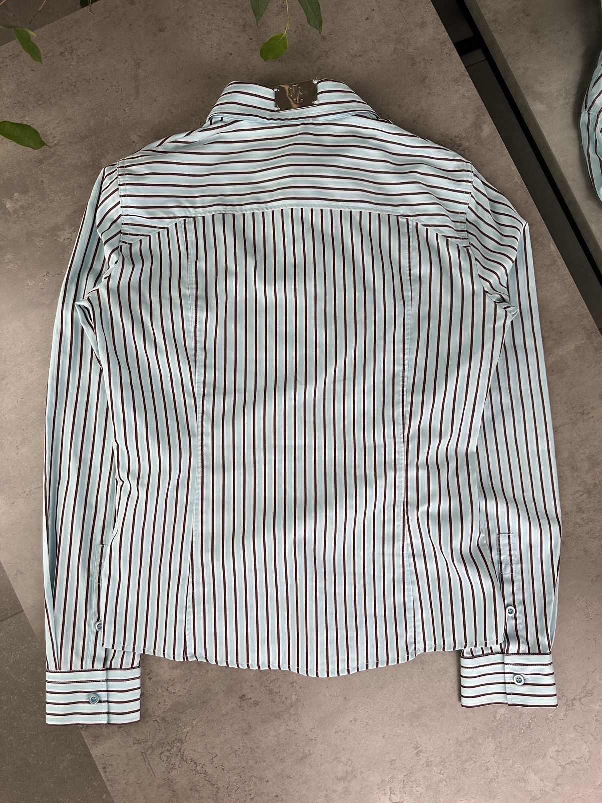 Versace Versace Shirt Long Sleeve Size L / US 10 / IT 46 - 9 Thumbnail