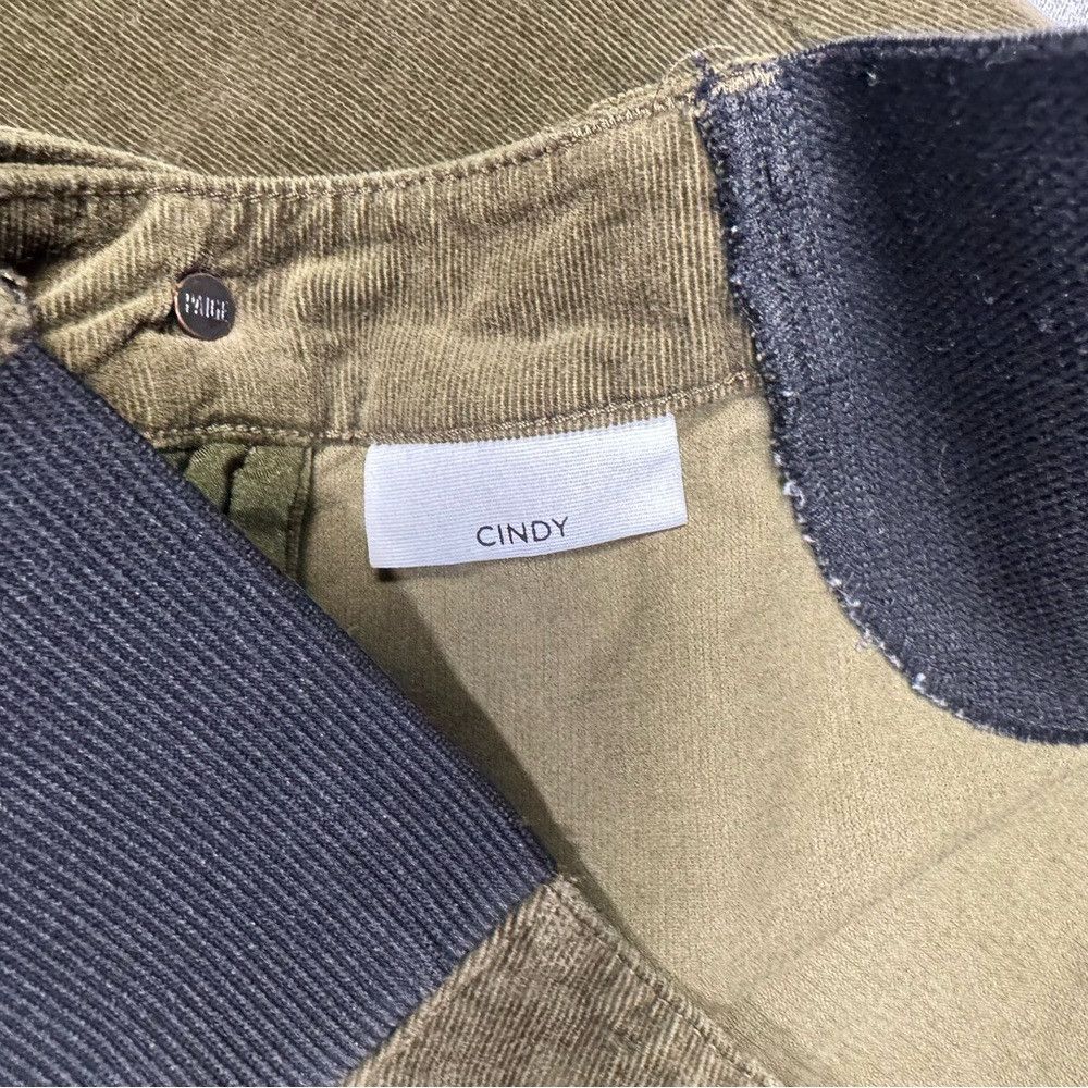 Paige Paige Maternity Cindy Corduroy Pants In Dark Brushed Olive Size 27" / US 4 / IT 40 - 7 Thumbnail