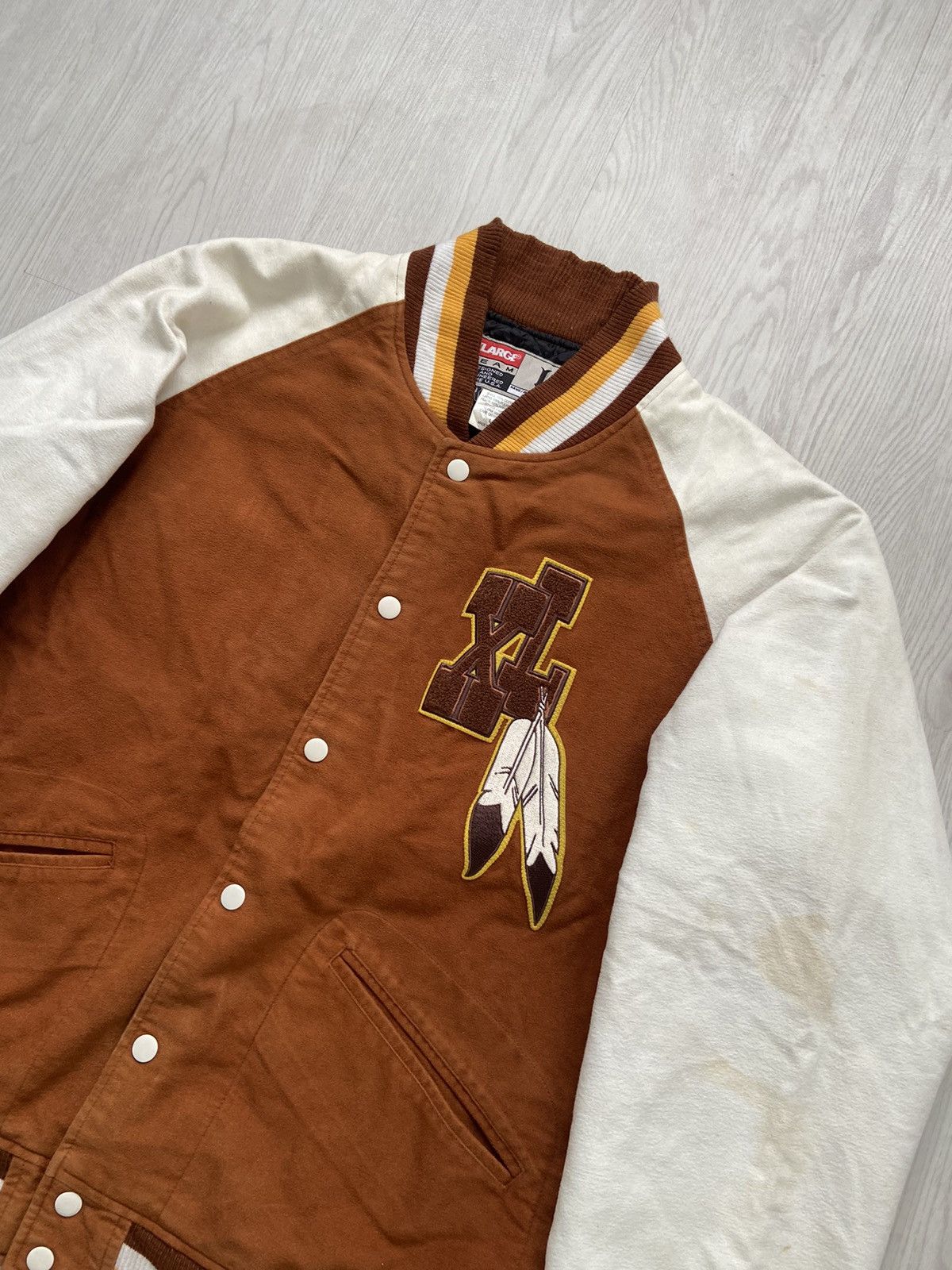 Xlarge Vintage 2000’s Xlarge Louis Vuitton Parody Moleskin Varsity Size US L / EU 52-54 / 3 - 2 Thumbnail