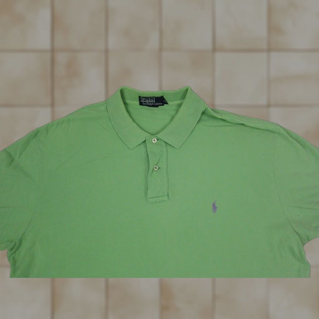 Ralph Lauren Ralph Lauren Polo Shirt Adult XL Green Purple Pony Golf Mens Size US XL / EU 56 / 4 - 1 Thumbnail