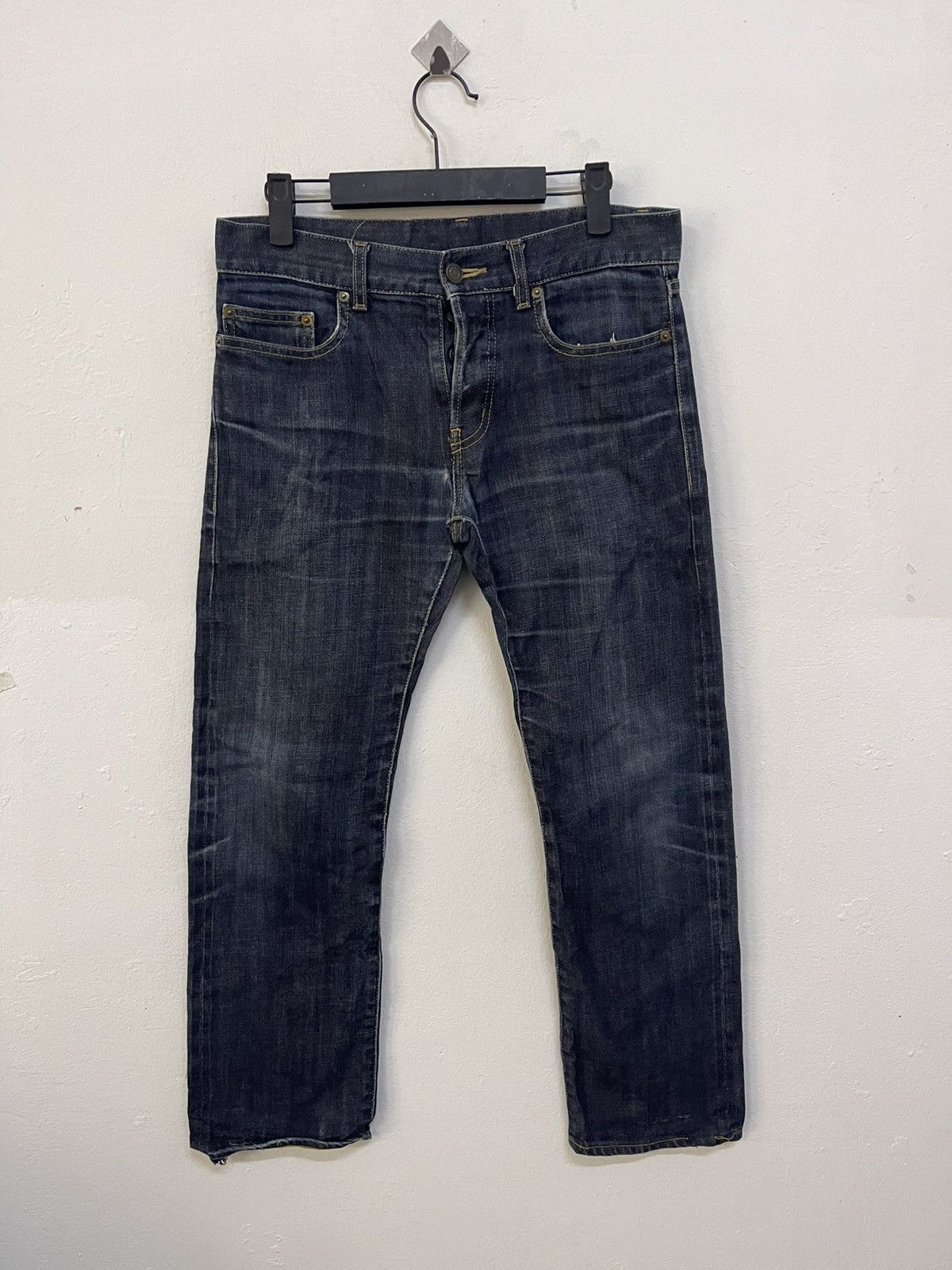 Saint Laurent Paris Saint Laurent D03 M/ST-LW indigo jeans Size US 30 / EU 46 - 1 Thumbnail
