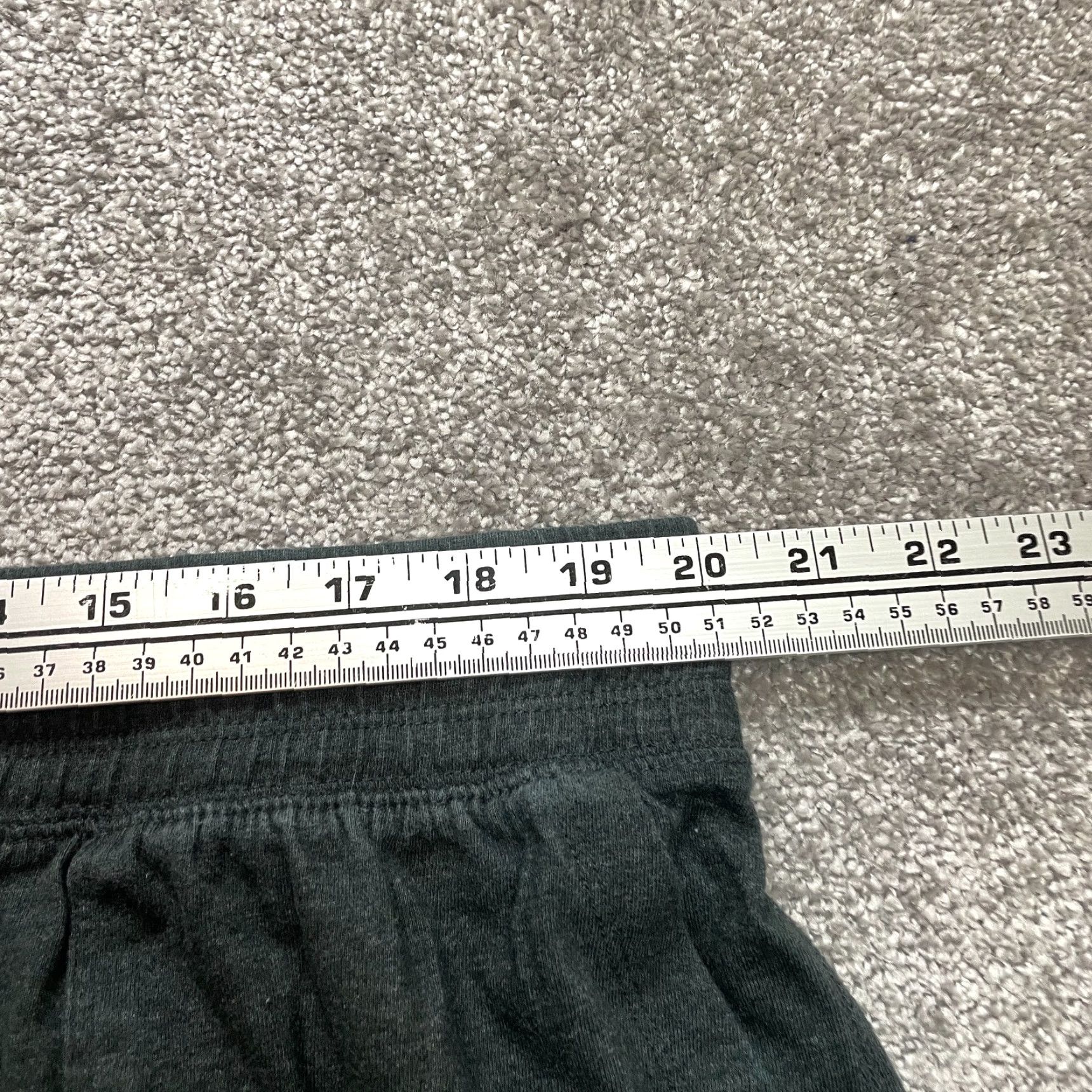Vintage VINTAGE? No. Just Be Sweatshorts Womens 3X Dark Gray Elastic Drawstring Soft Casual Size ONE SIZE - 6 Thumbnail