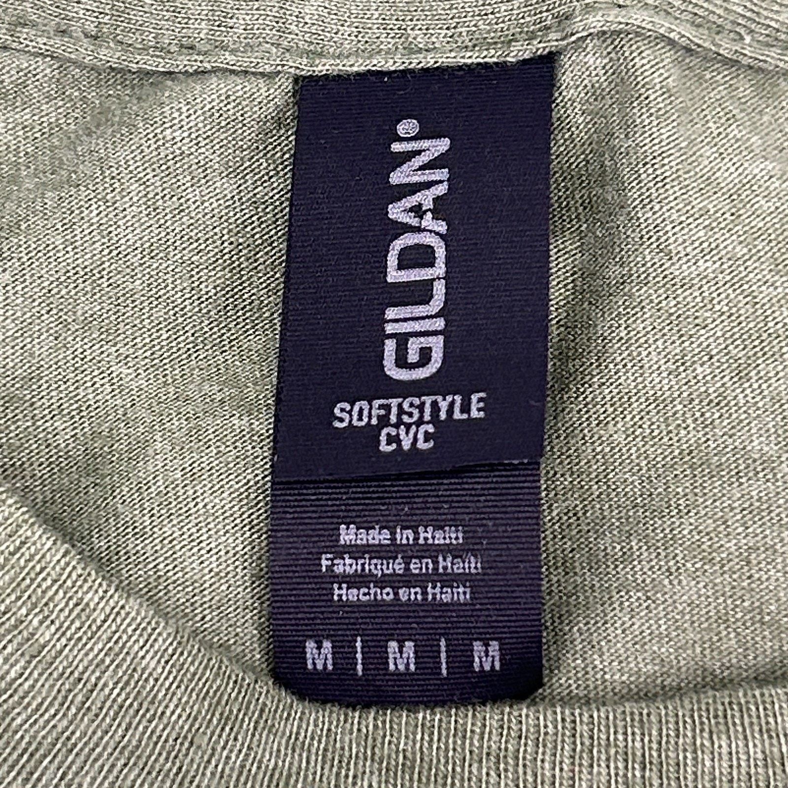 Gildan Bon Jovi Mirror Image T Shirt OD Green Reversed Logo Medium Size US M / EU 48-50 / 2 - 4 Thumbnail