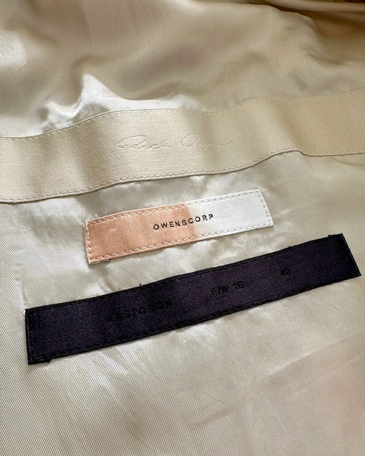 Rick Owens 2016 Mastodon Pearl Blue Vomit Coat Single Vented Coat Size US XS / EU 42 / 0 - 13 Thumbnail
