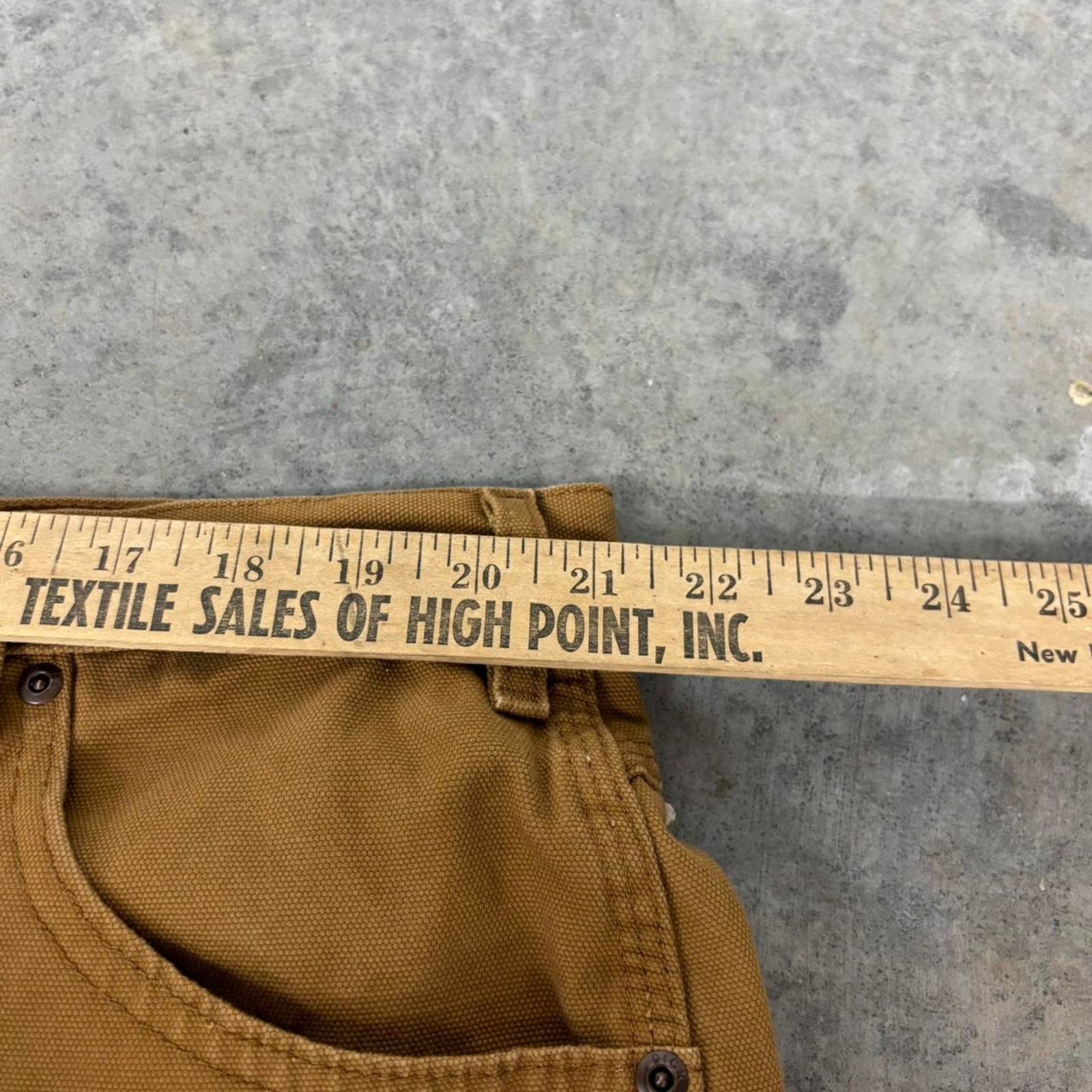 Dickies Vintage Dickies Baggy Tan Canvas Carpenter pants Size US 42 / EU 58 - 3 Thumbnail