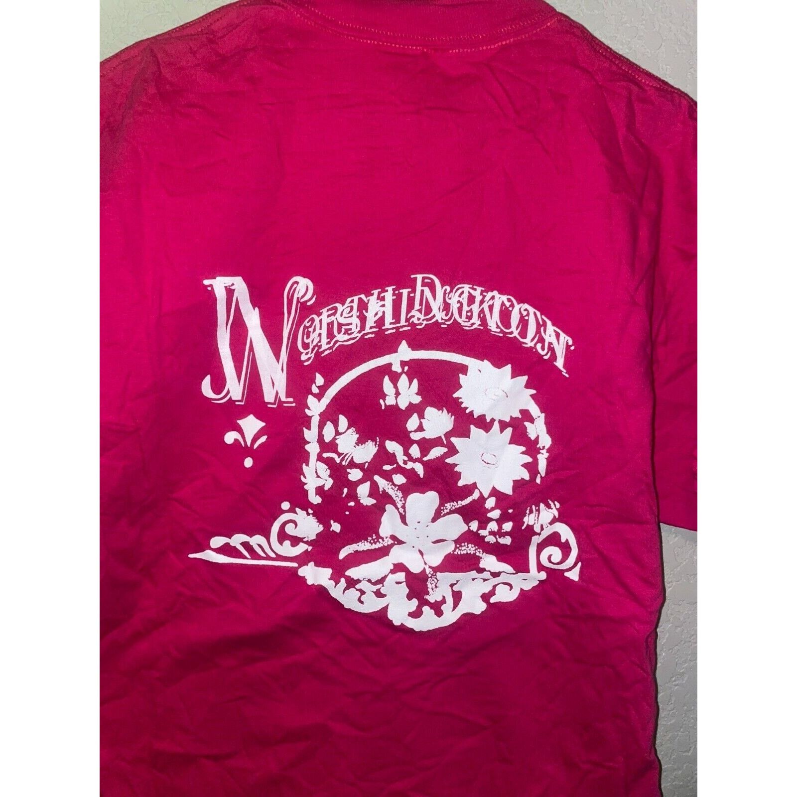 Jerzees Vintage North Dakota Shirt Wild Flowers Pink Tee VTG 90s L Size US L / EU 52-54 / 3 - 9 Thumbnail