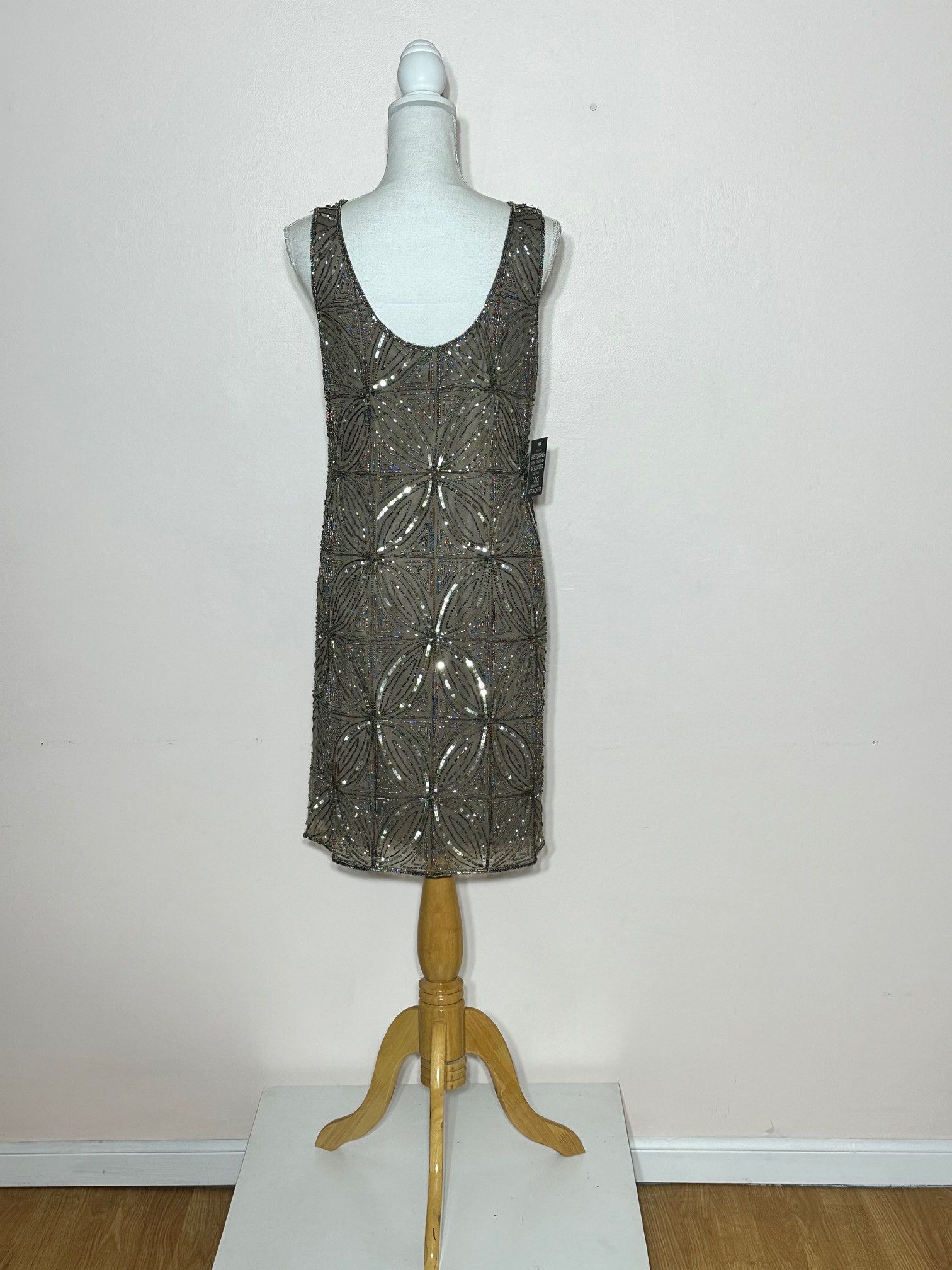 Vintage Prelude 20's style Beaded Sequin Dress Size M / US 6-8 / IT 42-44 - 4 Thumbnail